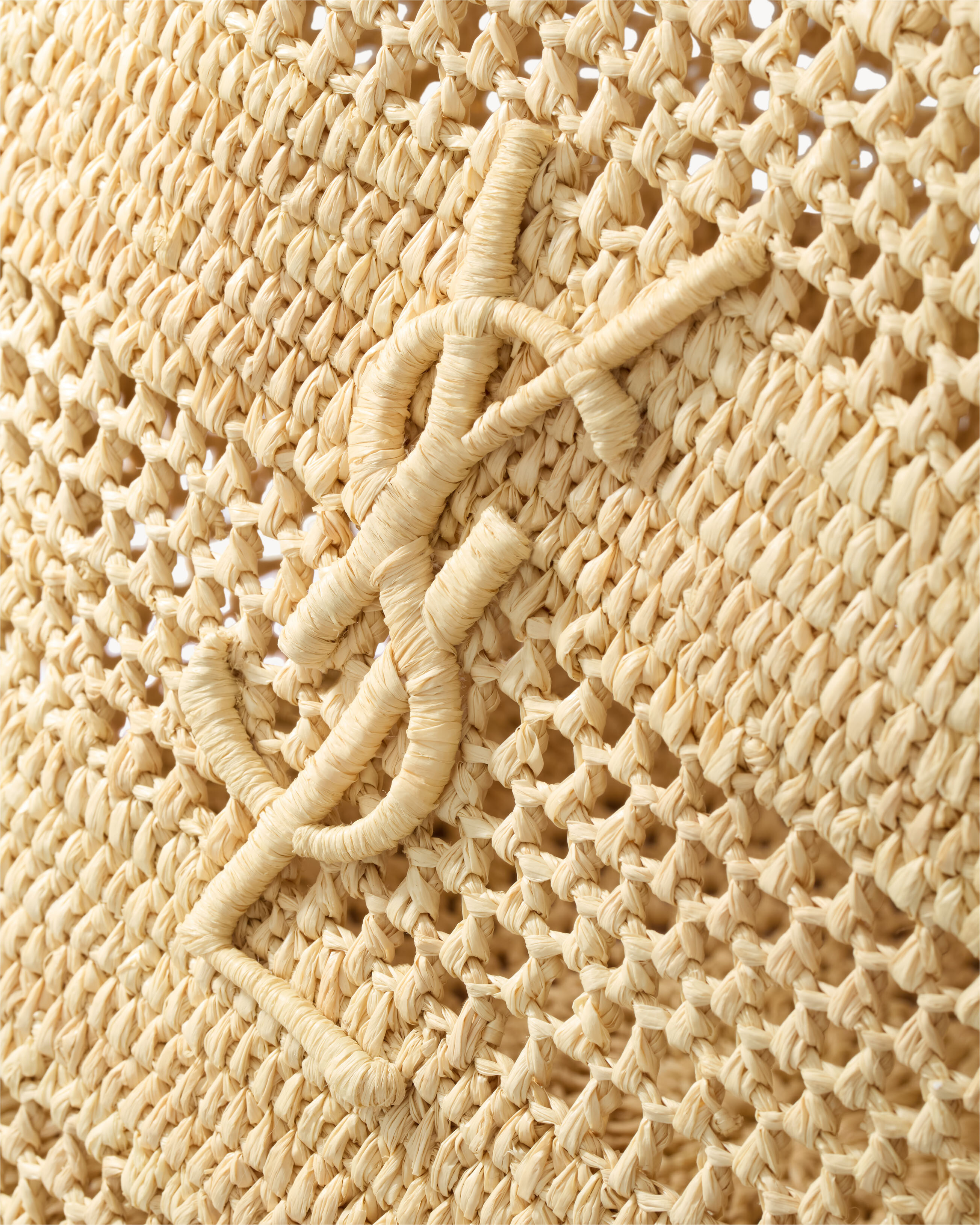 PANIER medium in raffia