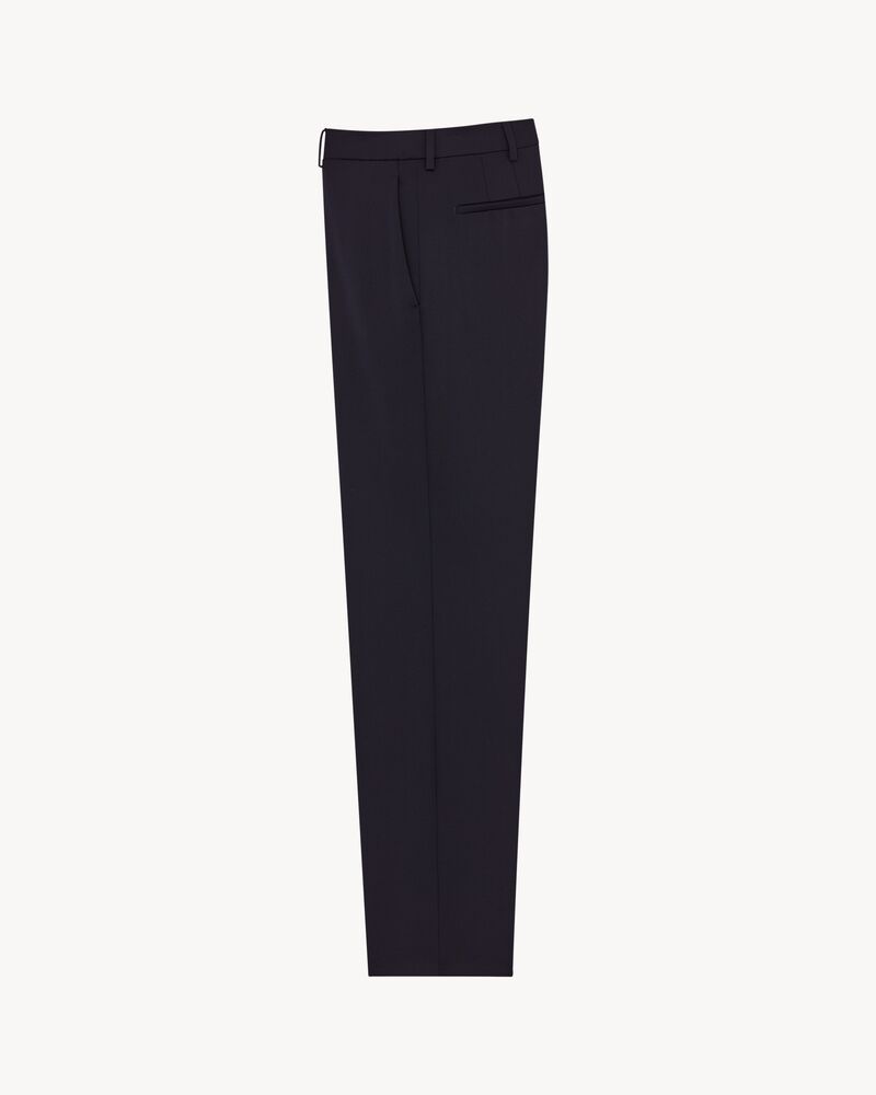slim-fit pants in wool gabardine