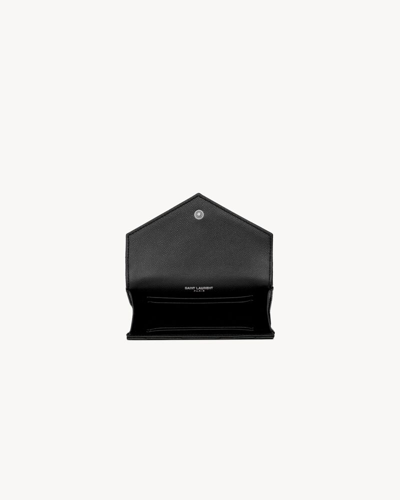 CASSANDRE MATELASSÉ small envelope wallet in grain de poudre leather