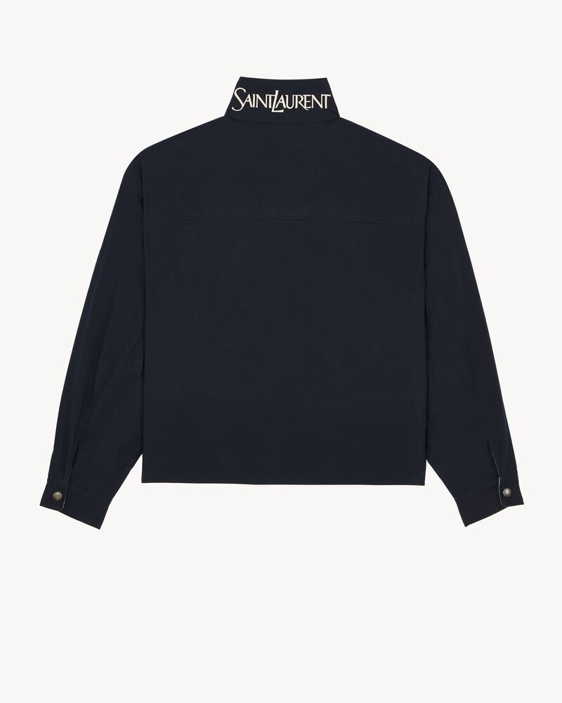 blouson CASSANDRE réversible en toile de coton brossé