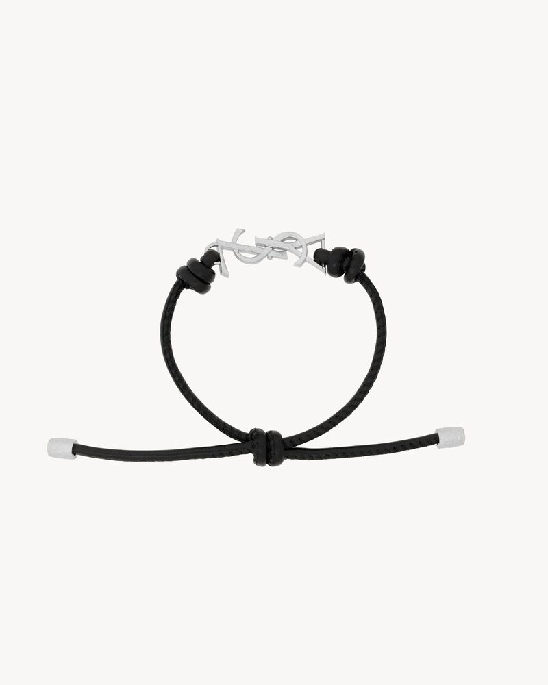 CASSANDRE cord bracelet in leather