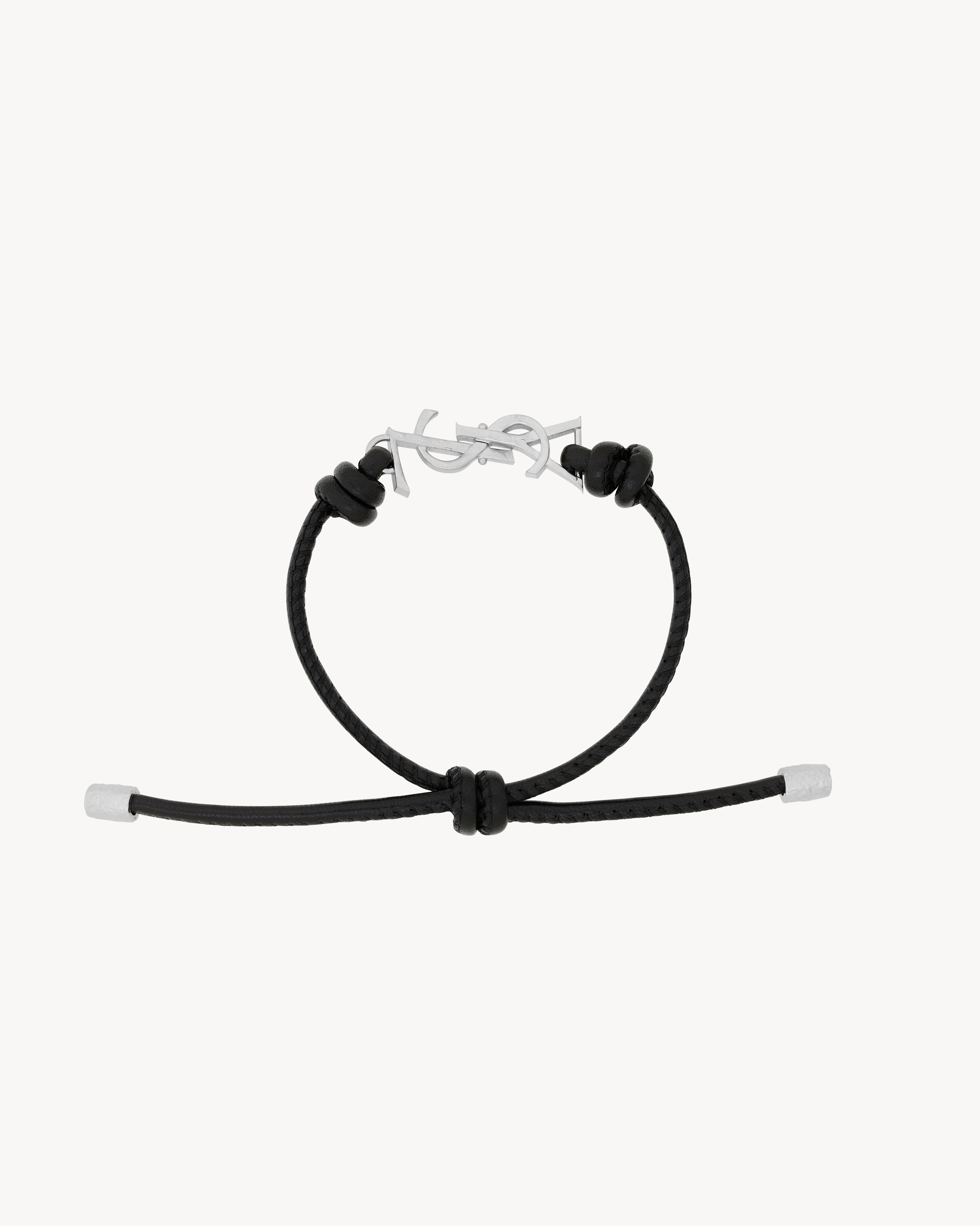 CASSANDRE cord bracelet in leather