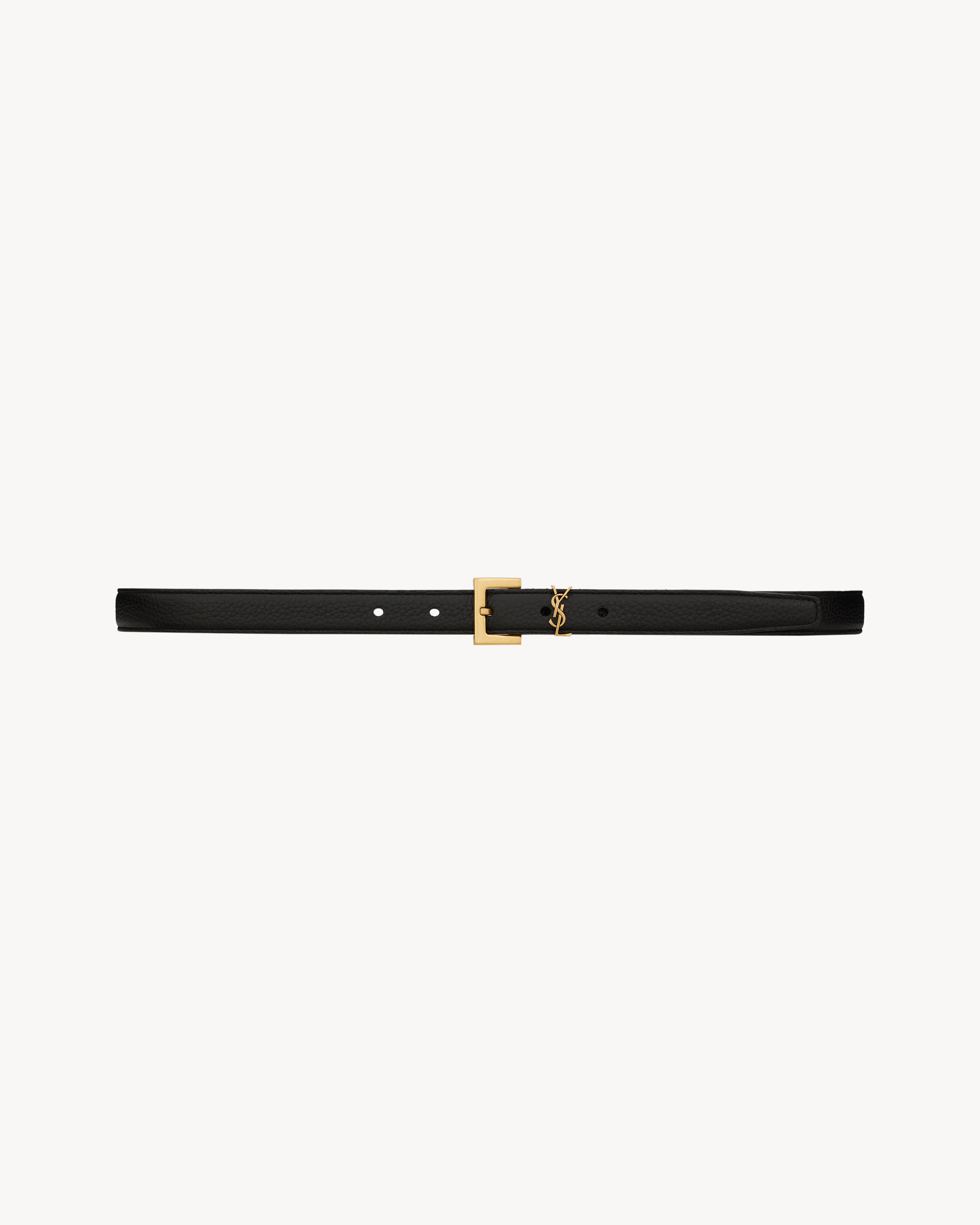 CASSANDRE FINE CEINTURE en cuir grainé