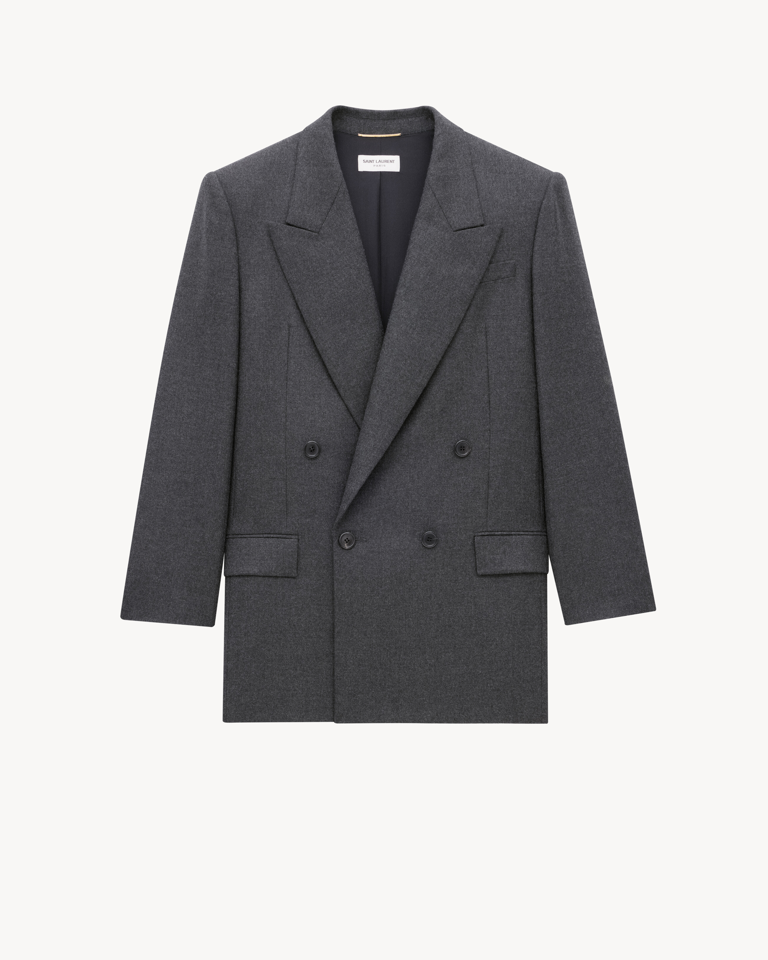 double-breasted jacket in cashmere