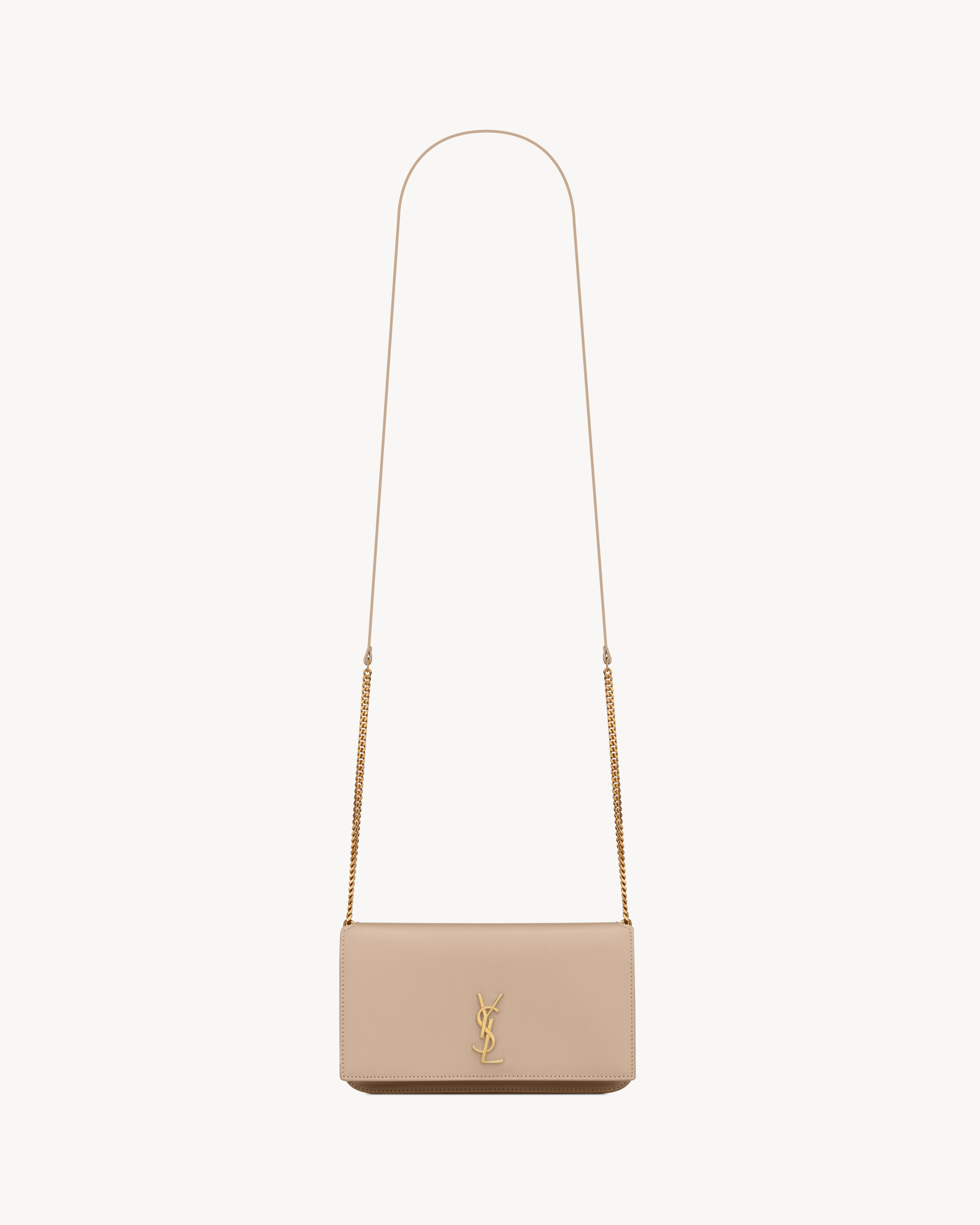 CASSANDRE phone holder in smooth leather
