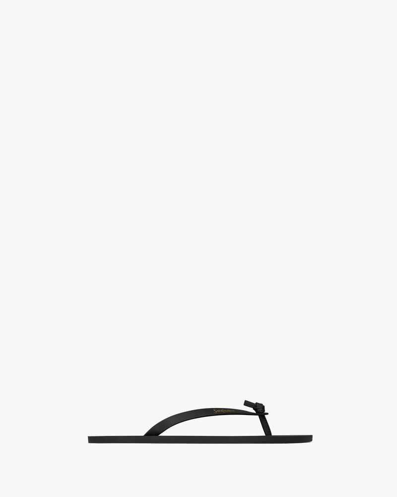 POOL flip-flops in smooth leather