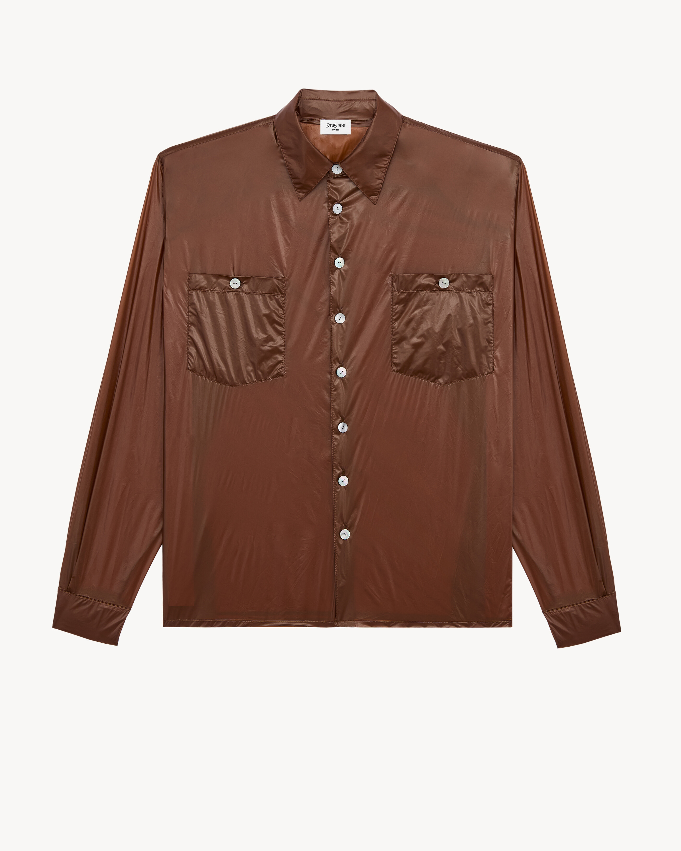 shirt in taffeta