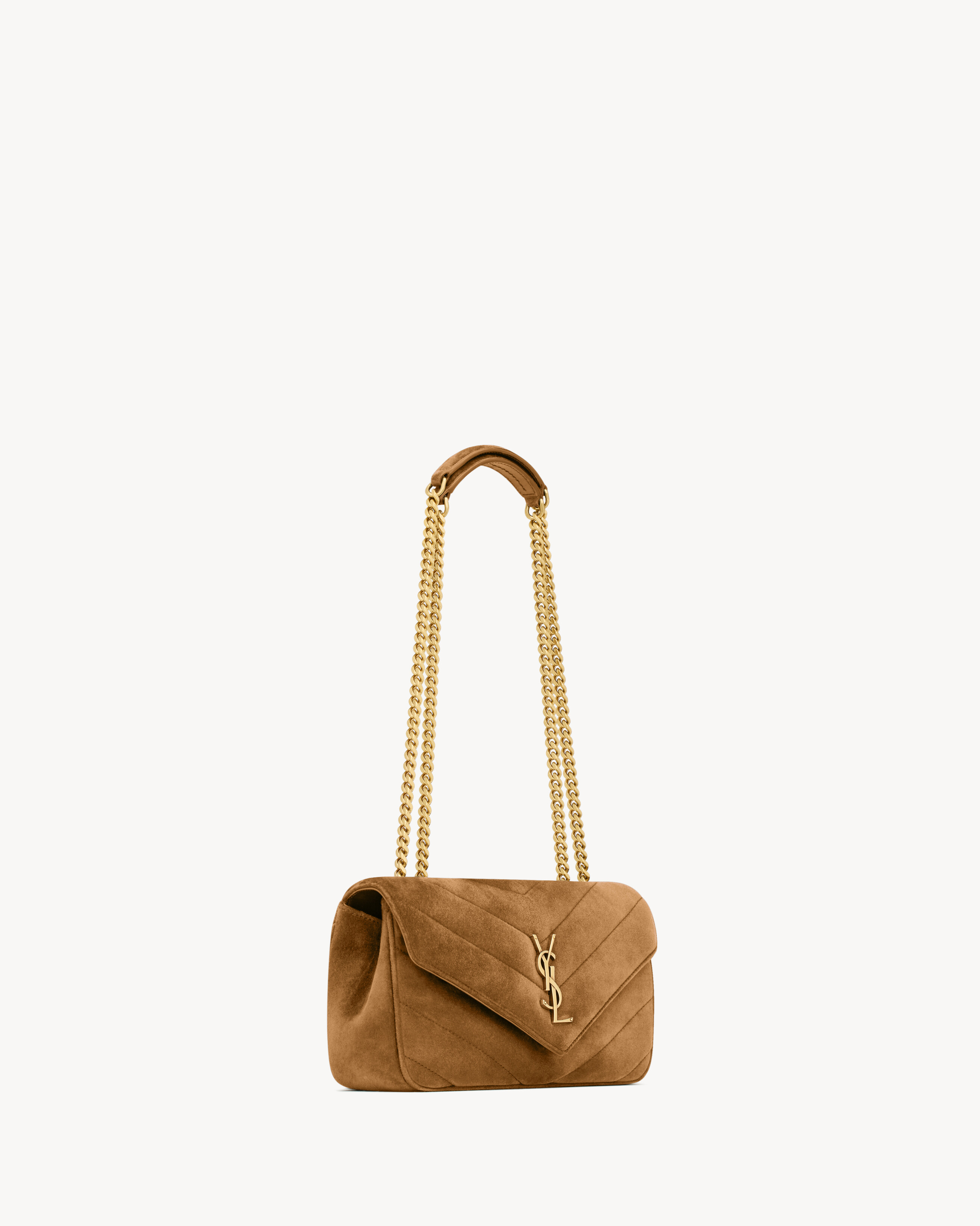 LOULOU small in MATELASSÉ suede