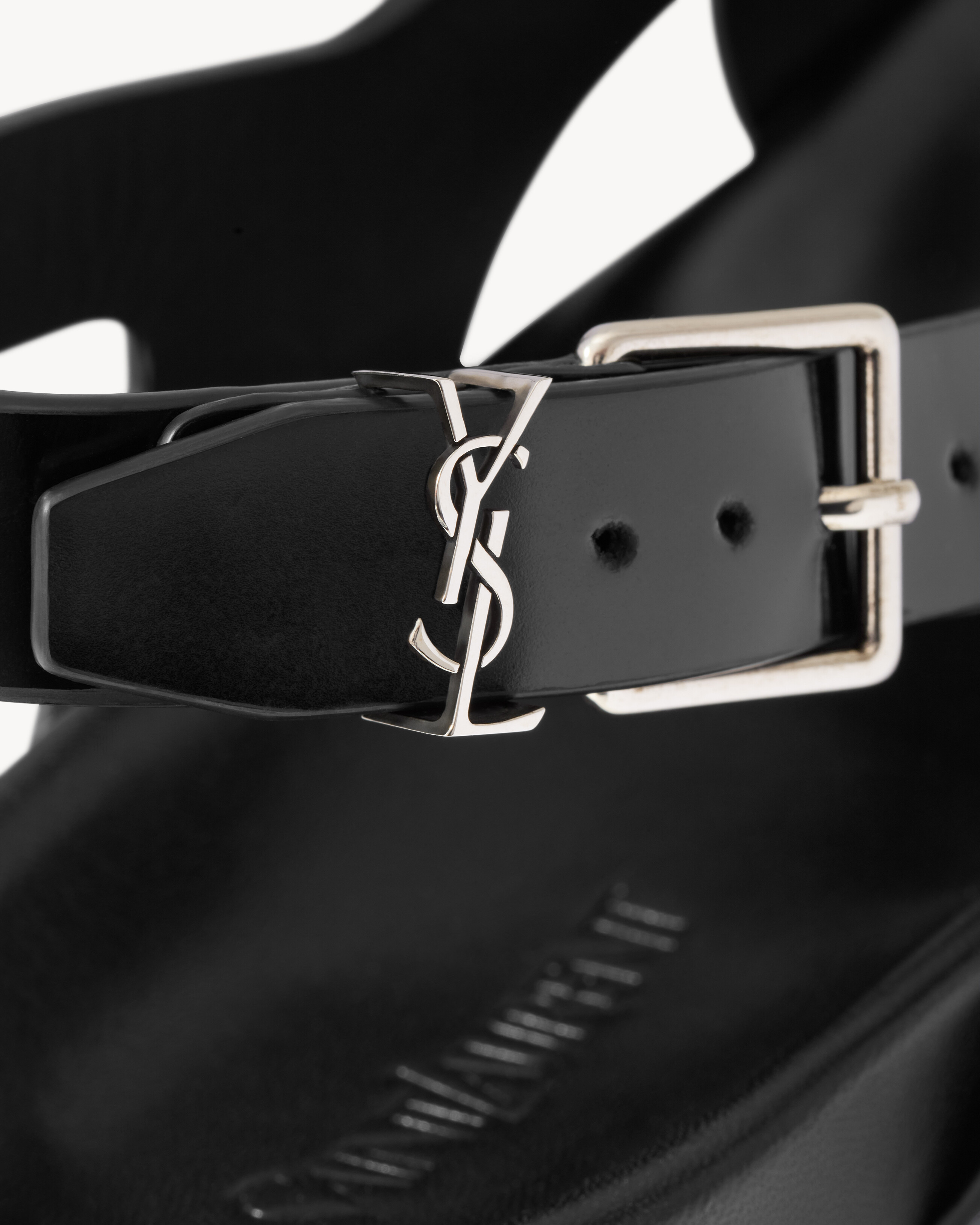 HELIOS sandals in glazed leather