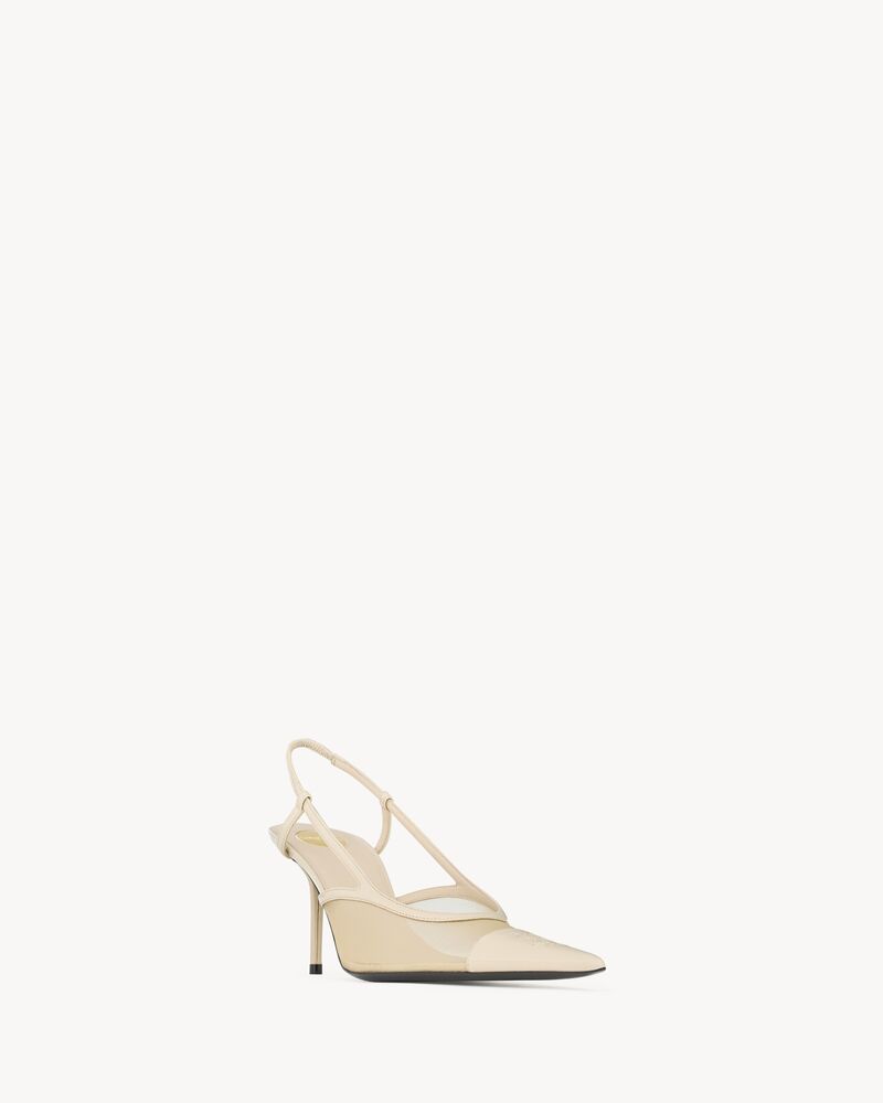 RENÉE slingback pumps in mesh
