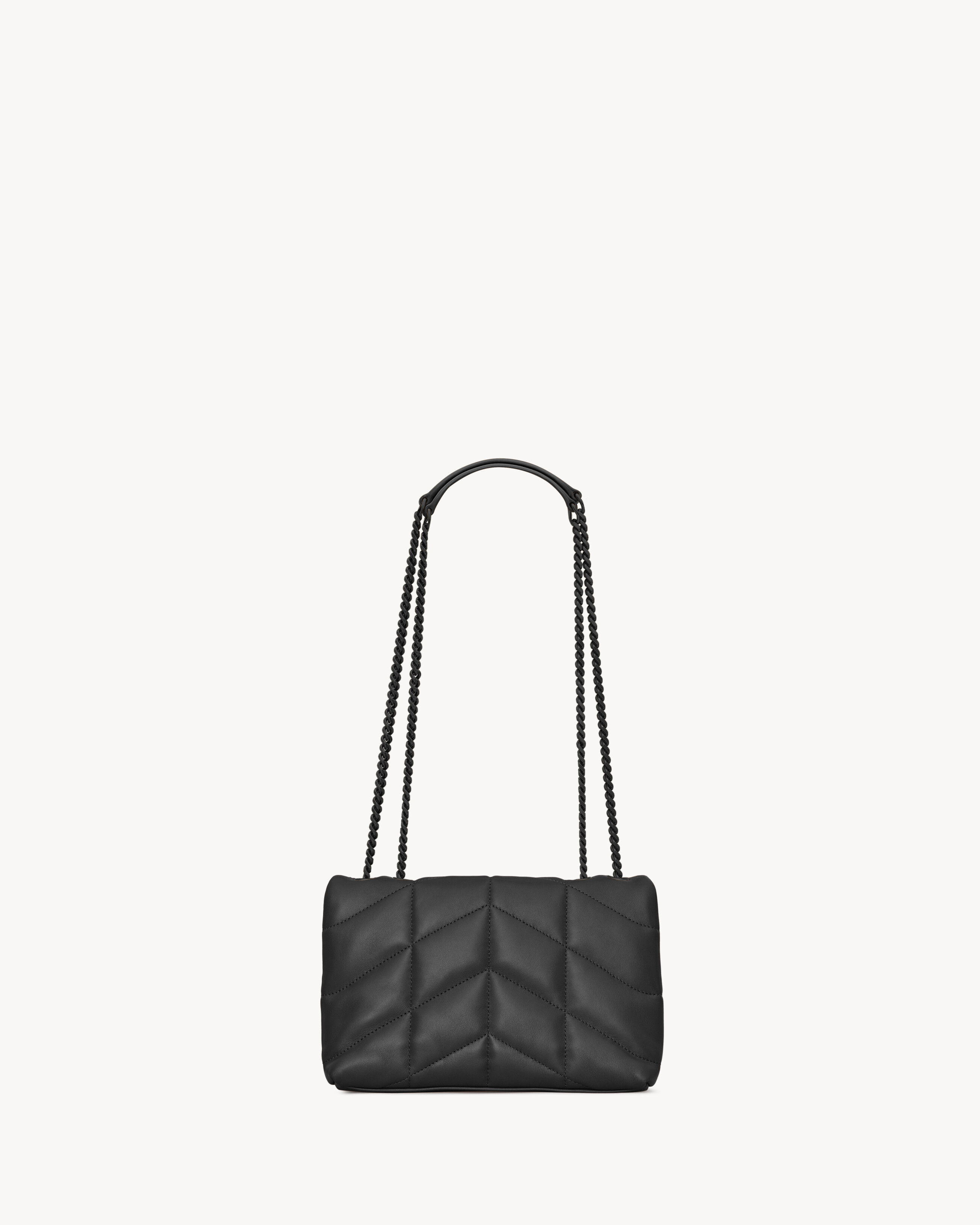 Puffer toy en cuir d'agneau