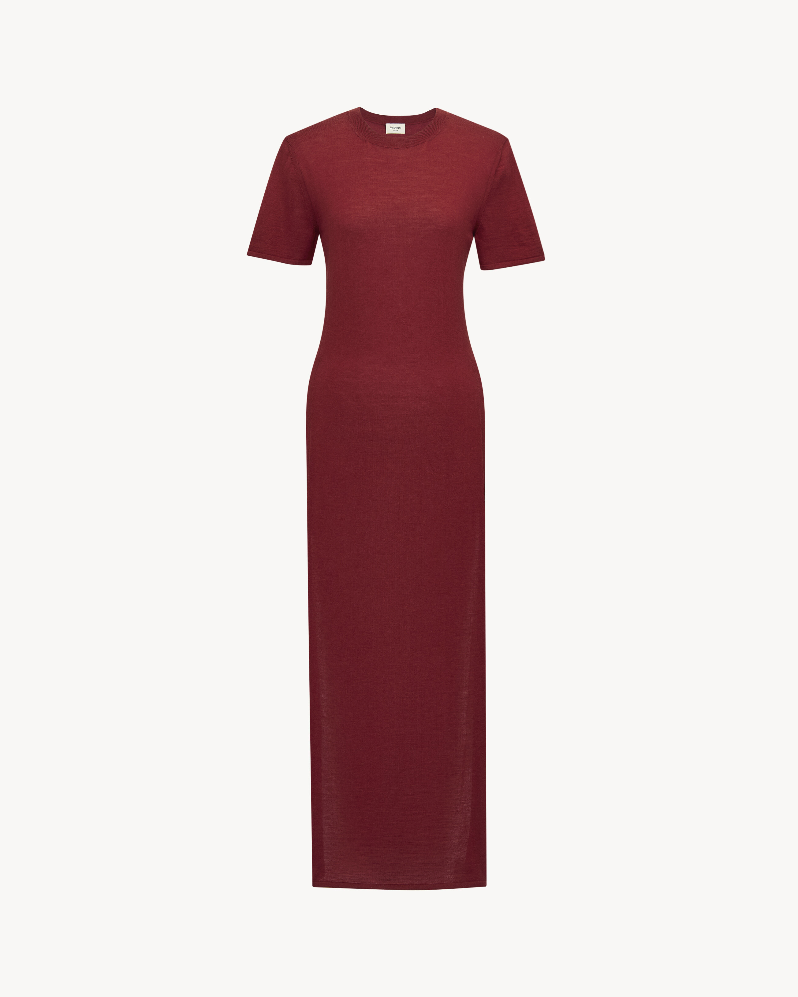 T-shirt dress in wool