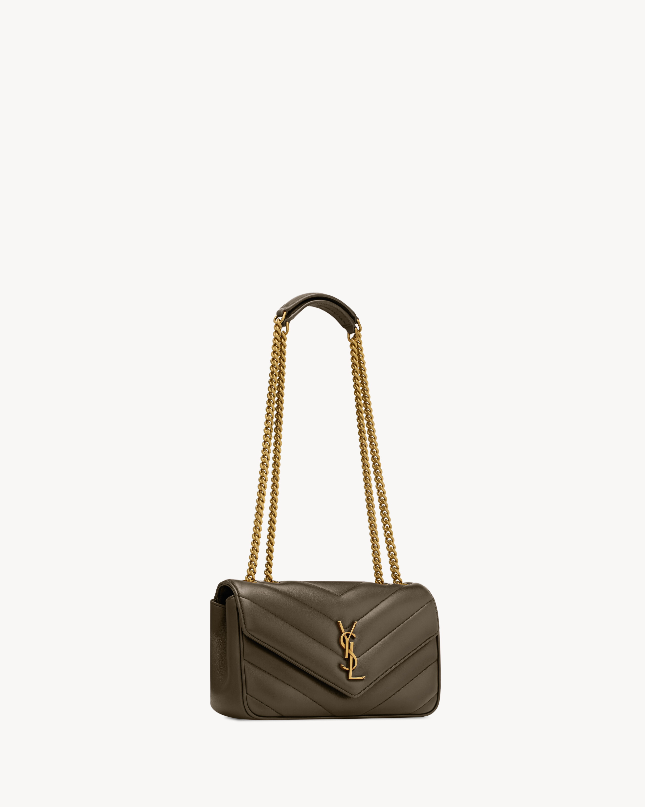 bolsa LOULOU pequena em couro de cordeiro MATELASSÉ