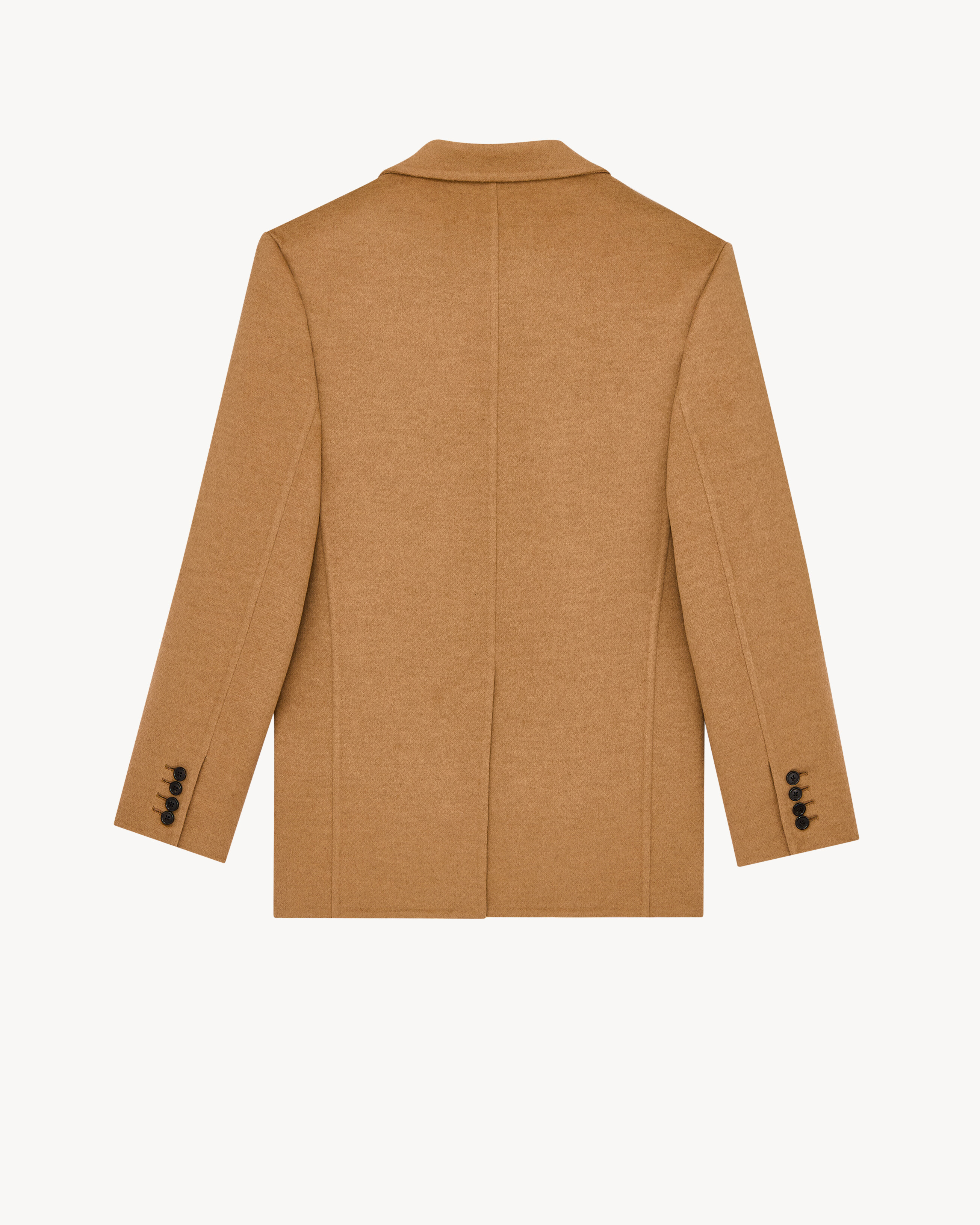 Chaqueta de fieltro de cachemira y lana