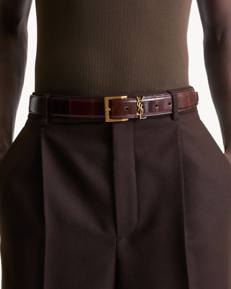 CASSANDRE VADIM belt in eel