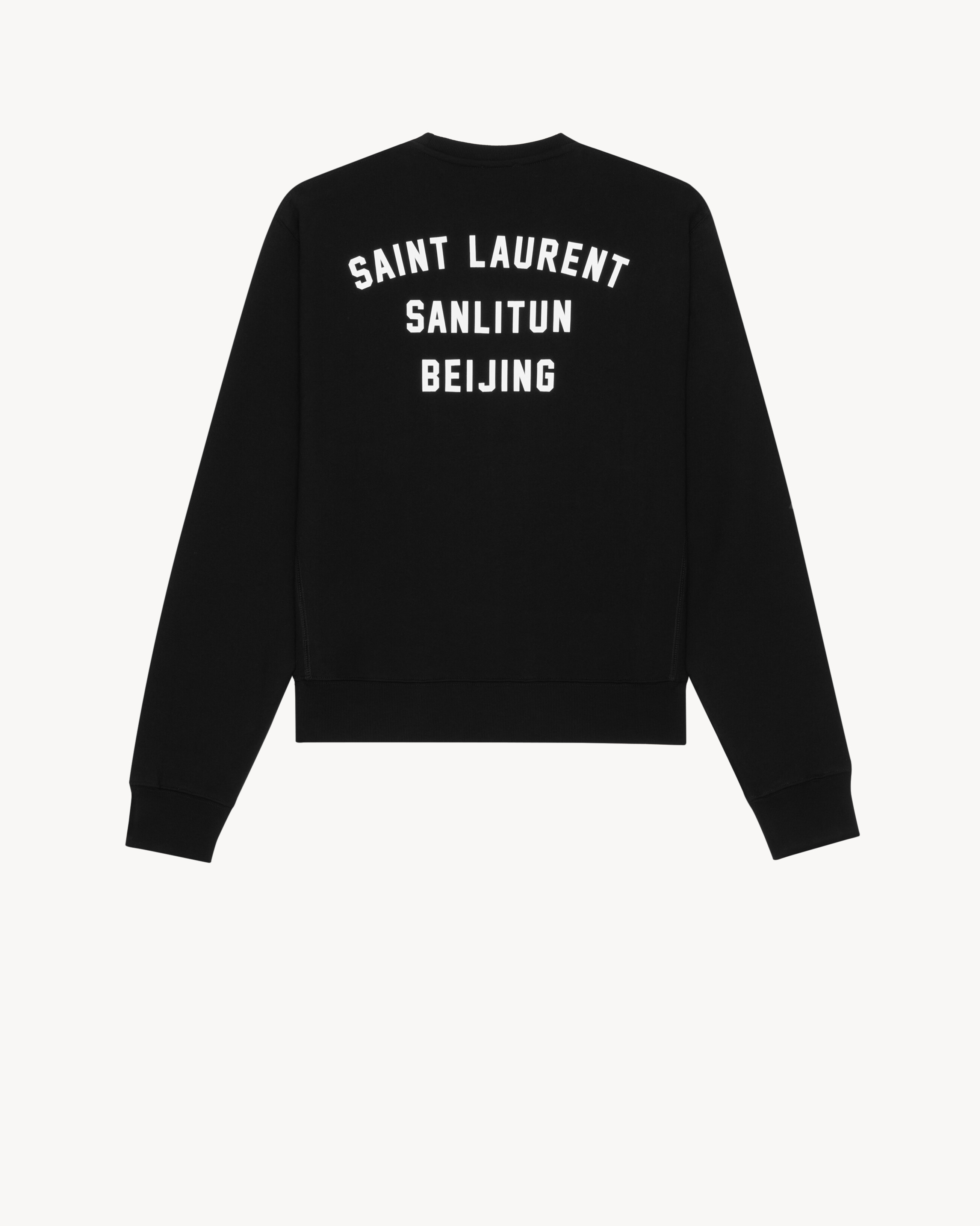 サンローラン ベイジン スウェットシャツ ブラック | Saint Laurent