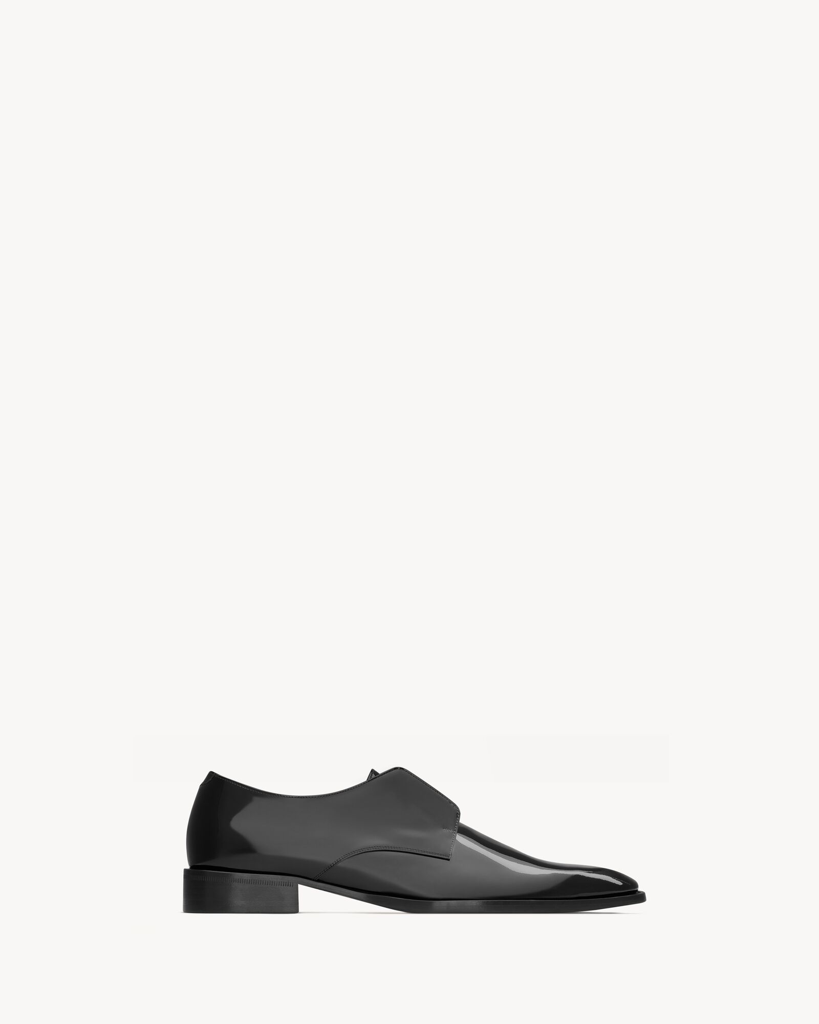 MILTON slip-on derbies in patent leather — A006ETAAB9S1000