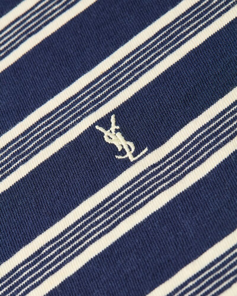 CASSANDRE tank top in striped cotton jersey