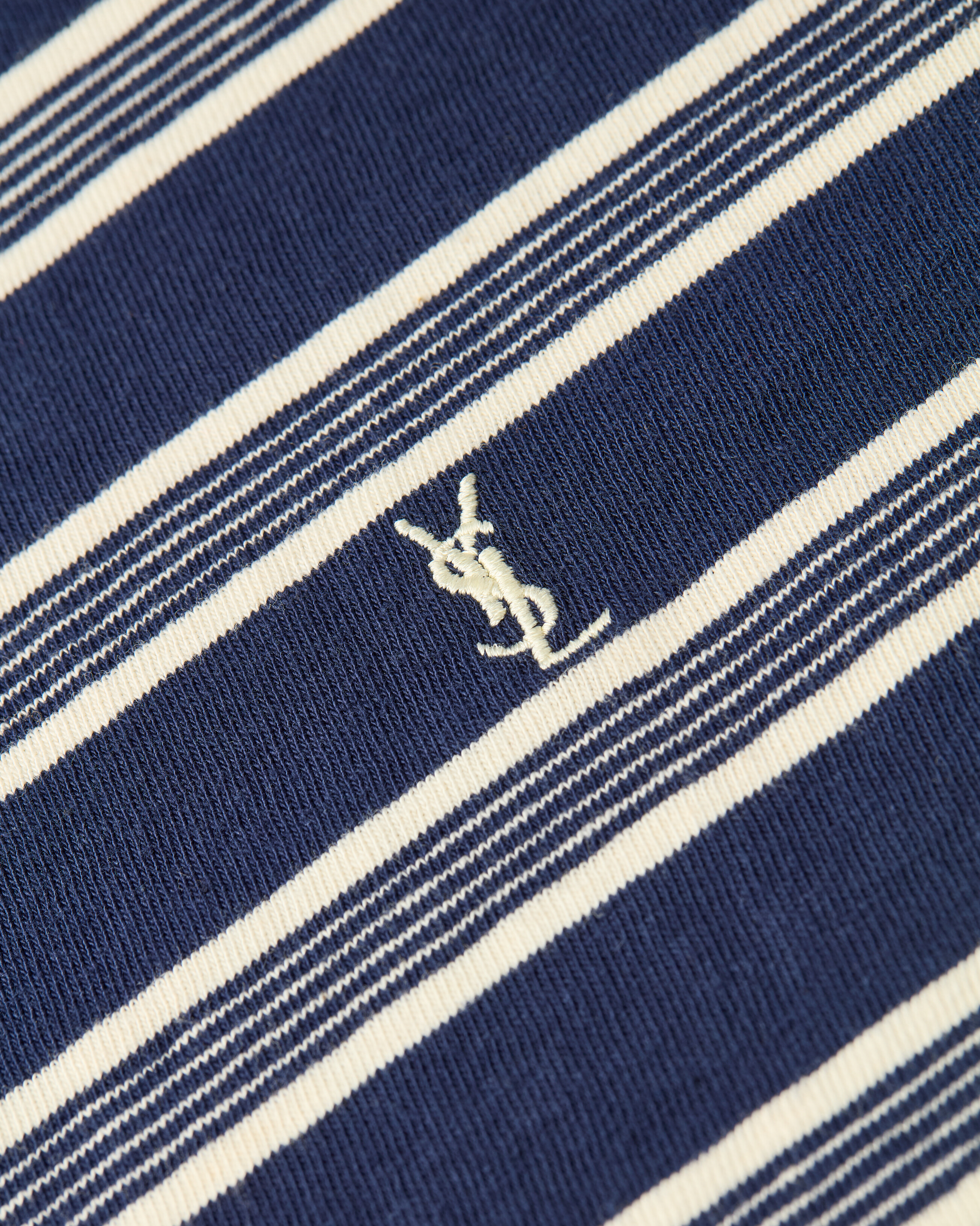 CASSANDRE tank top in striped cotton jersey