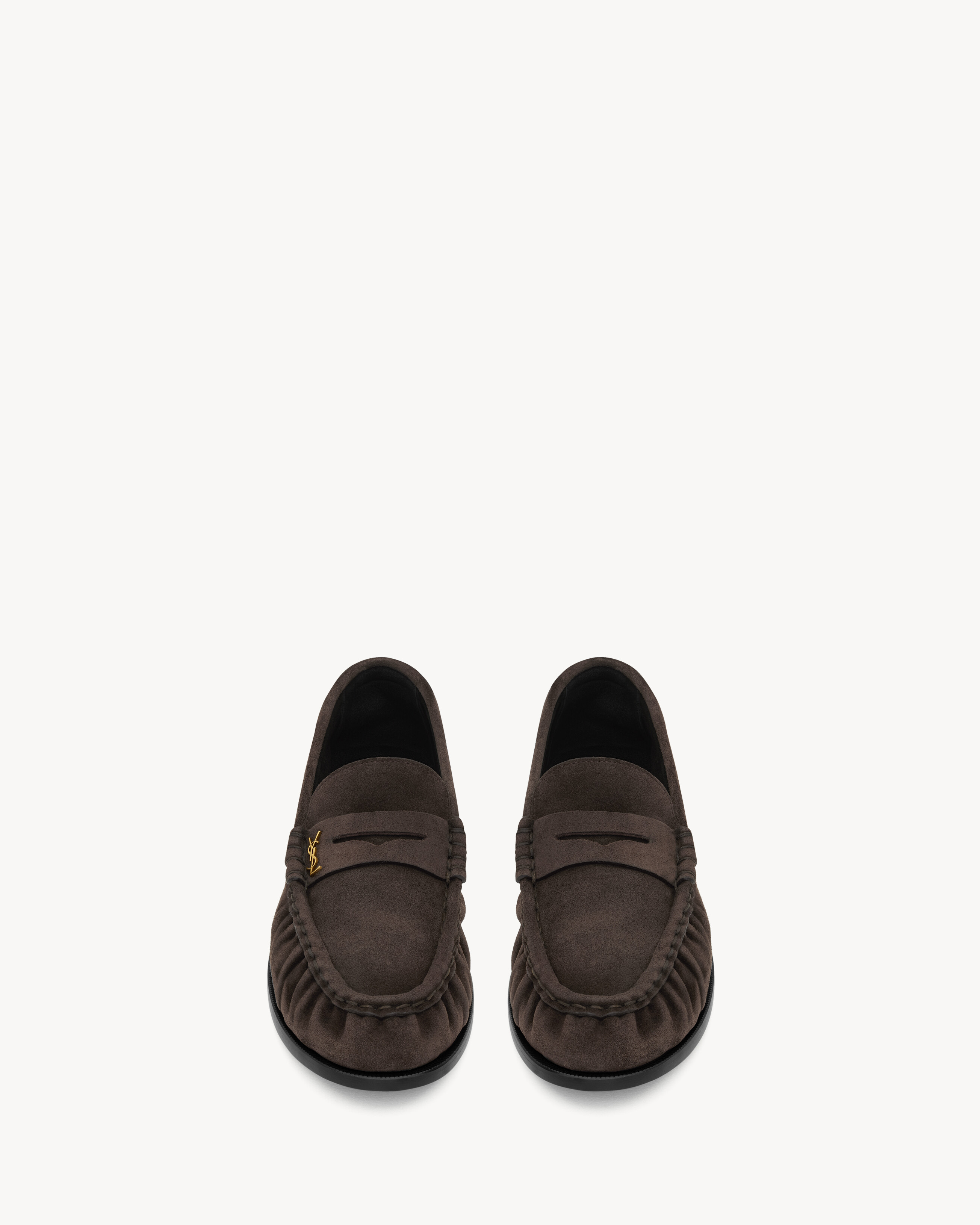 LE LOAFER supple mocassins en suède
