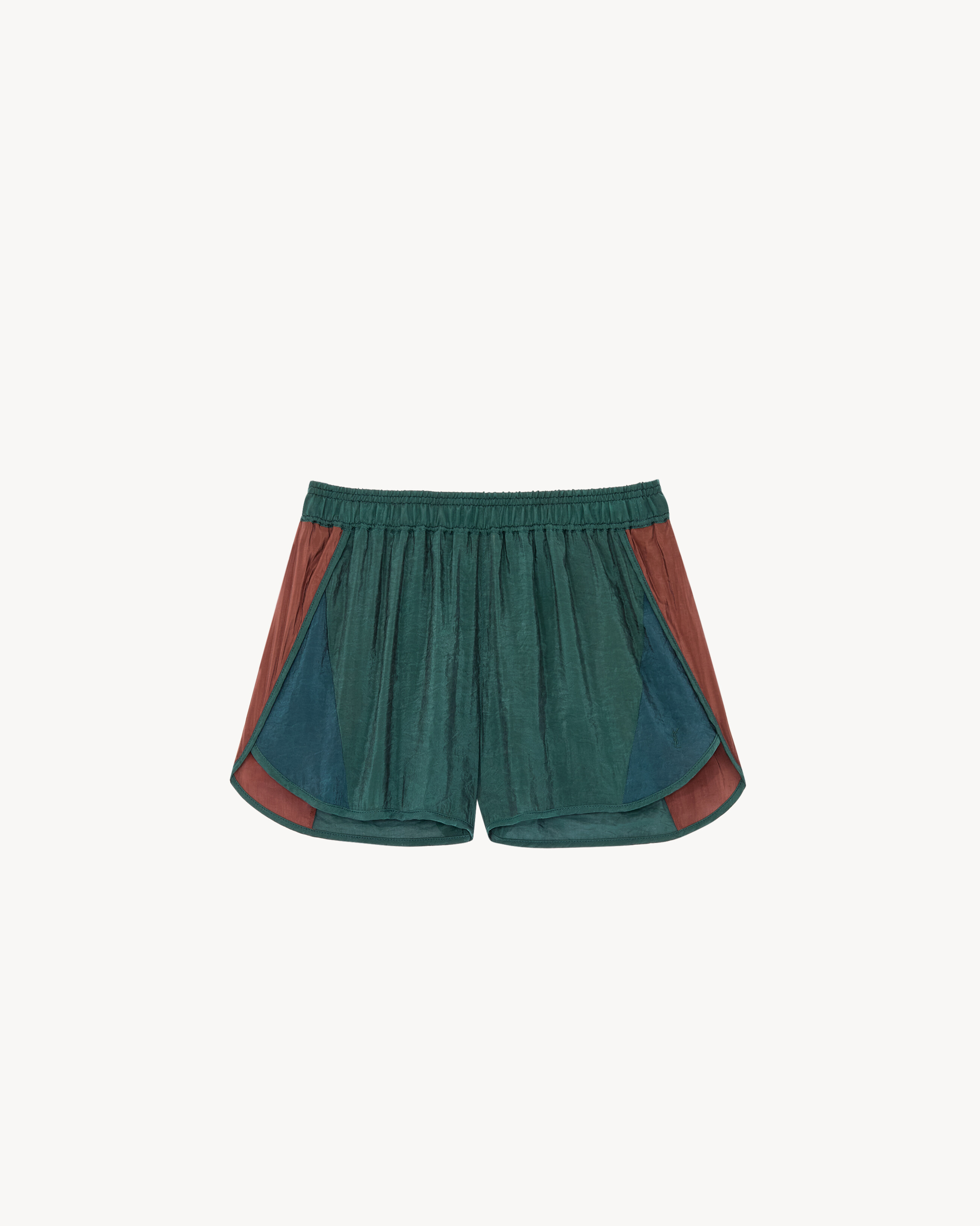 shorts in taffeta
