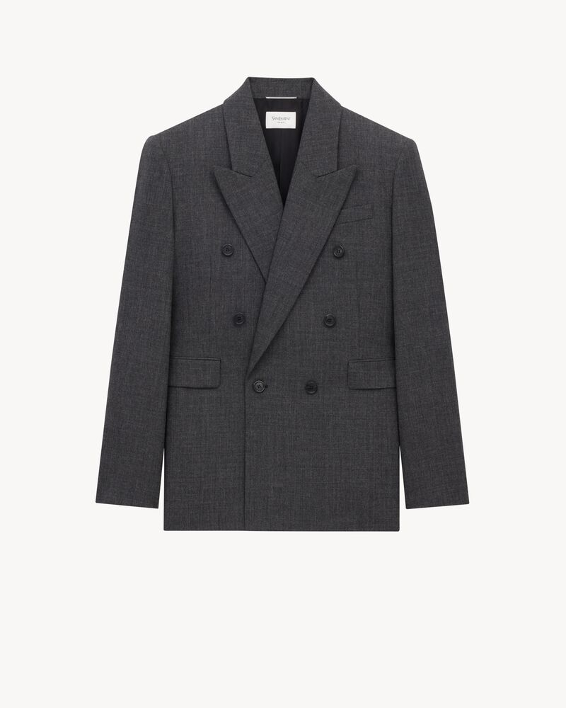 double-breasted jacket in wool
