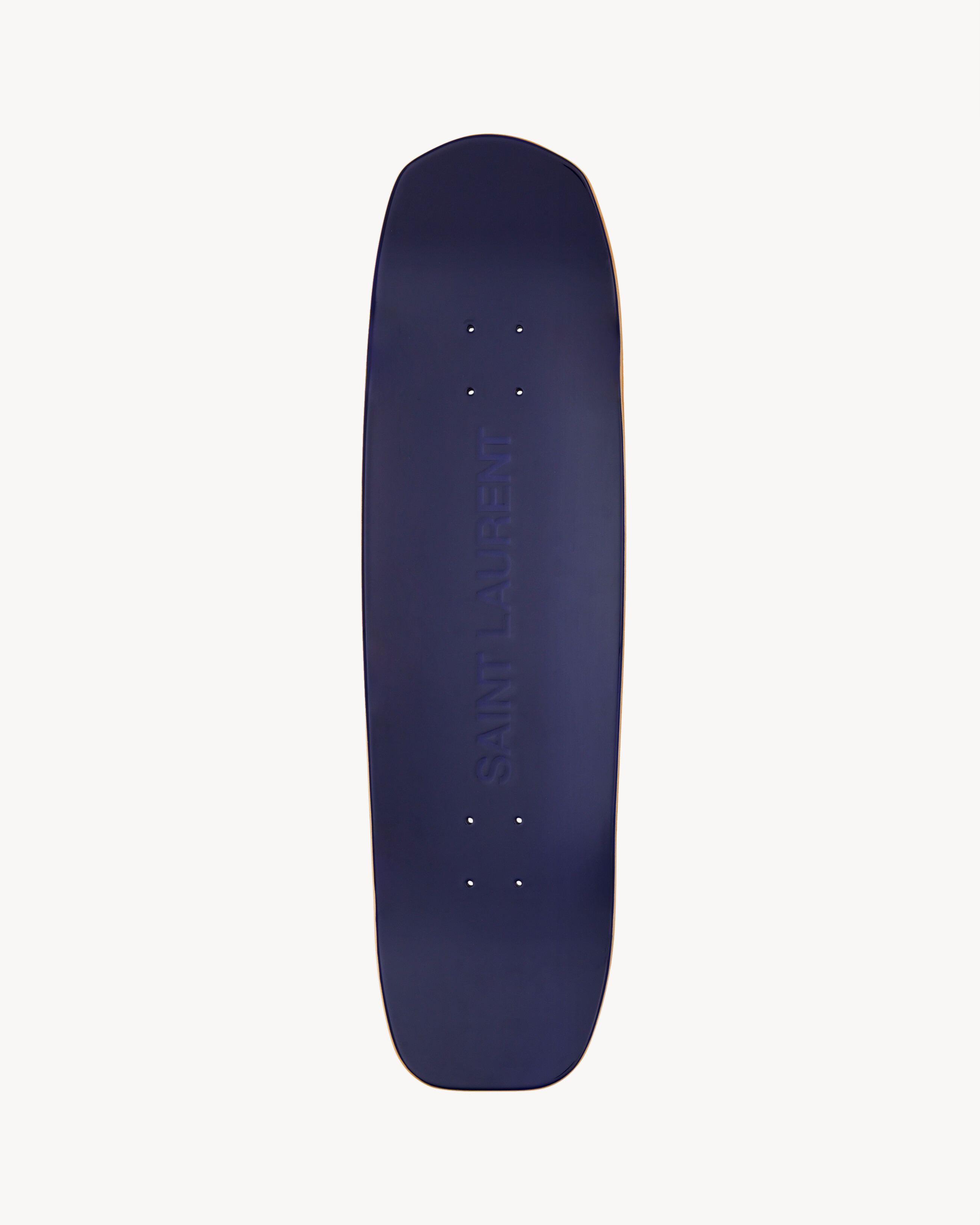 SAINT LAURENT SKATEBOARD IN RESIN AND GOLD LEAF