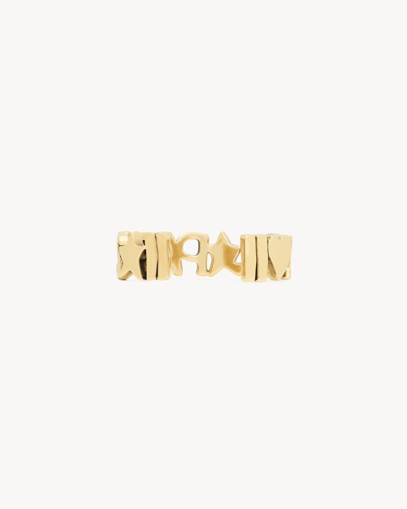 YSL PARIS cuff in metal