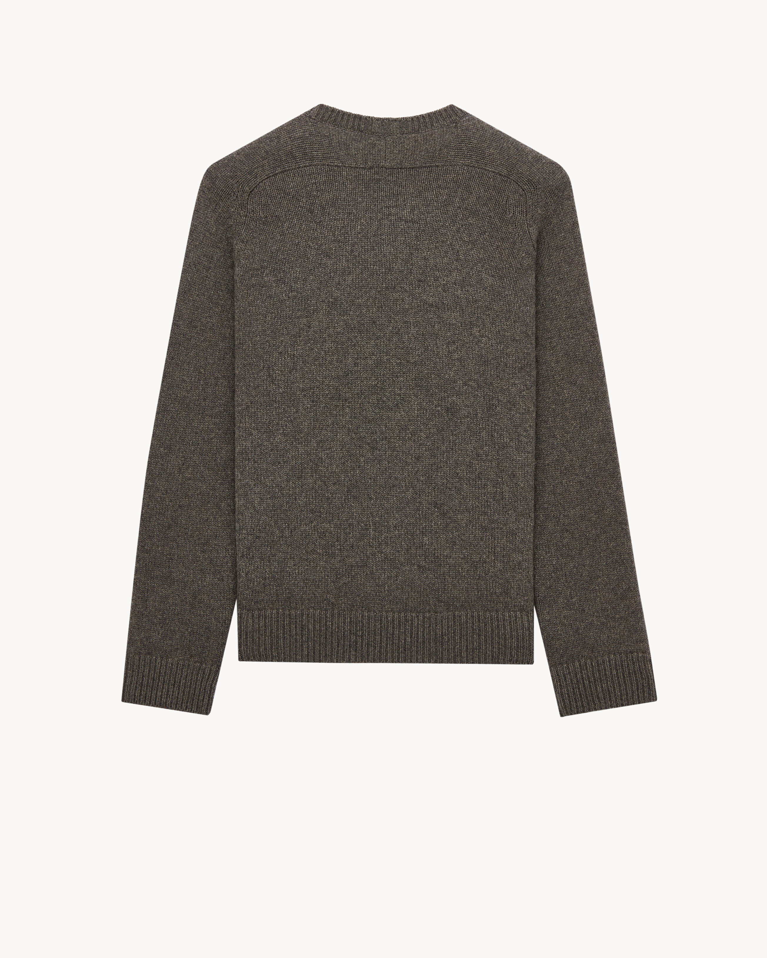 sweater in cashmere and wool