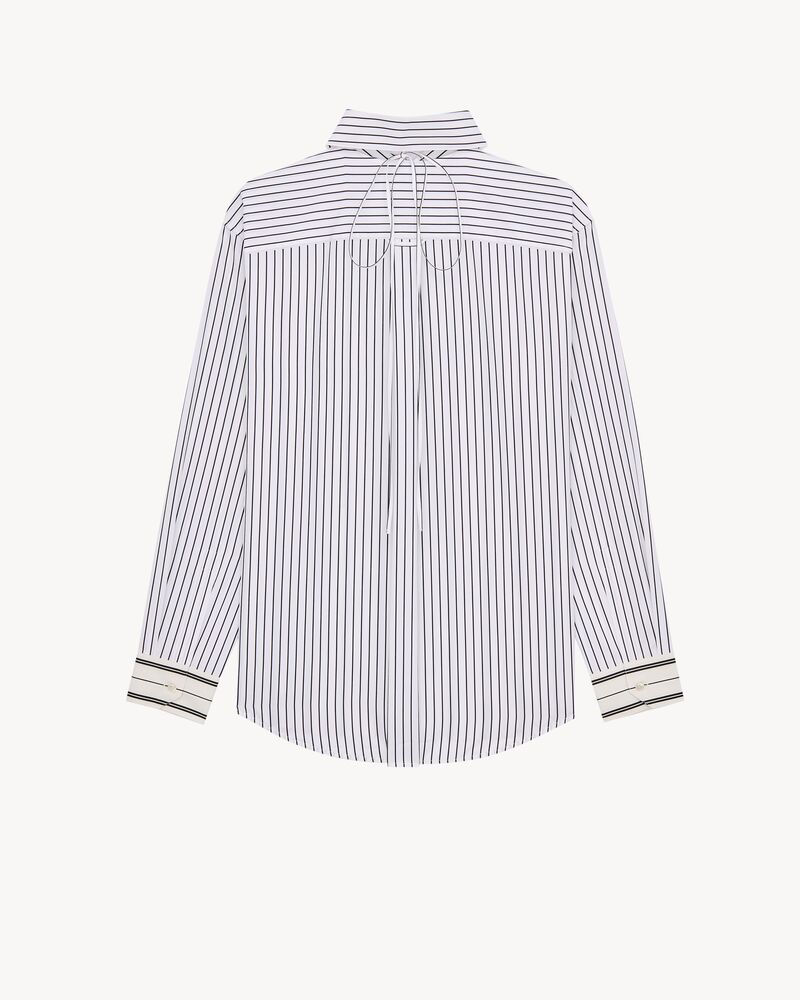 winchester shirt in sateen-stripe cotton poplin