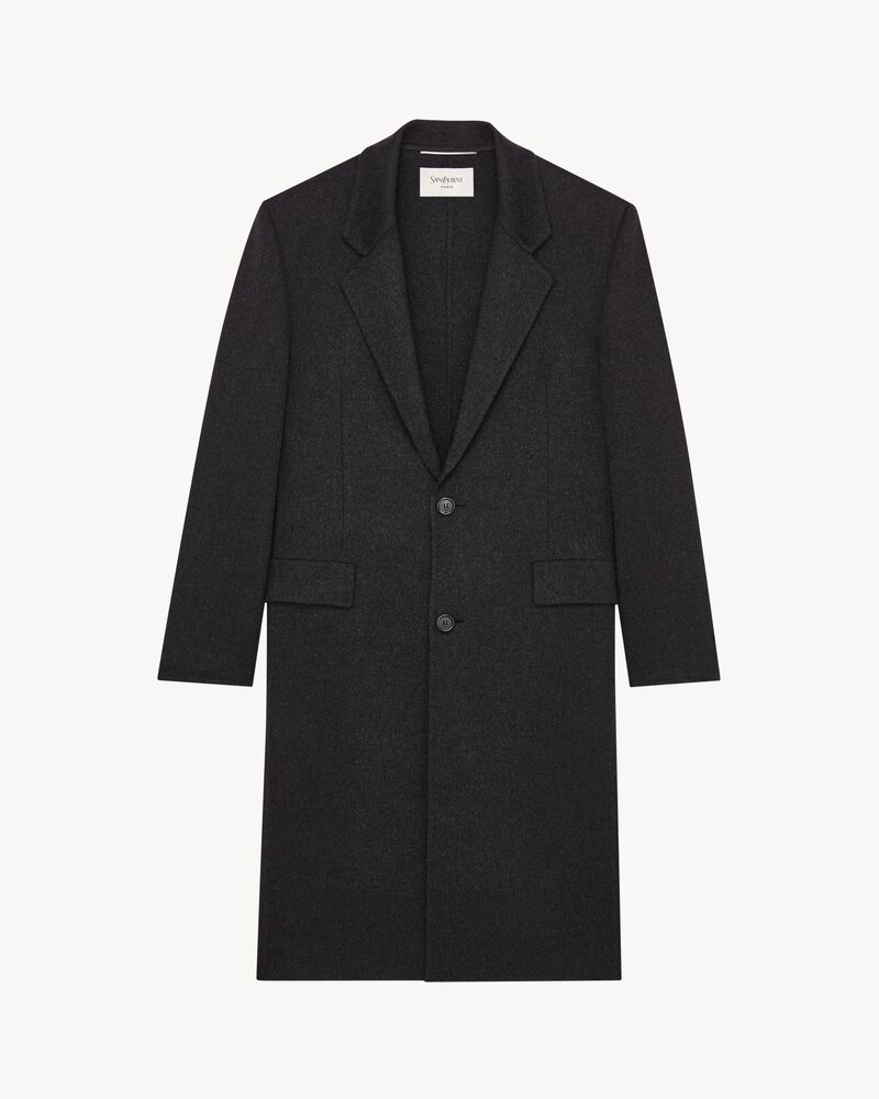 coat in double-face wool and cashmere felt
