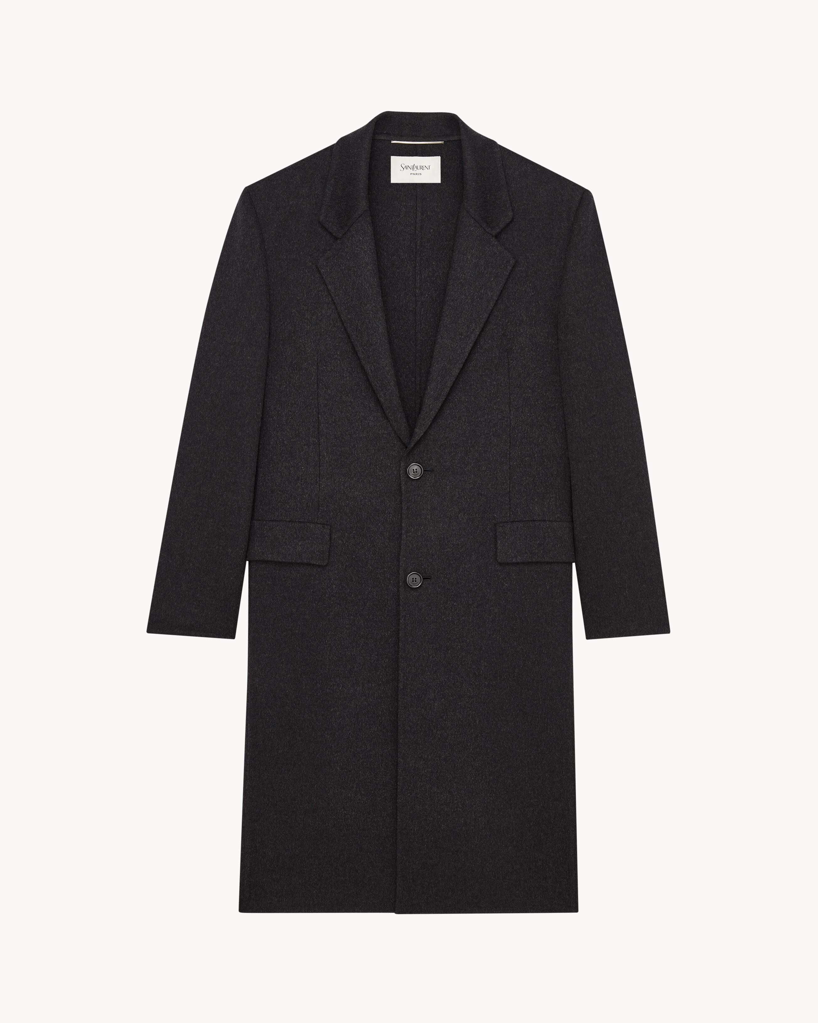 coat in double-face wool and cashmere felt