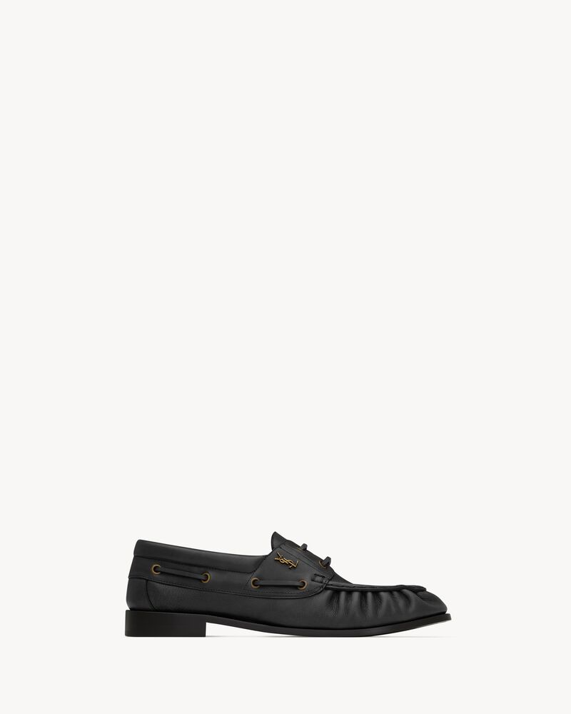 LE LOAFER BATEAU in smooth leather