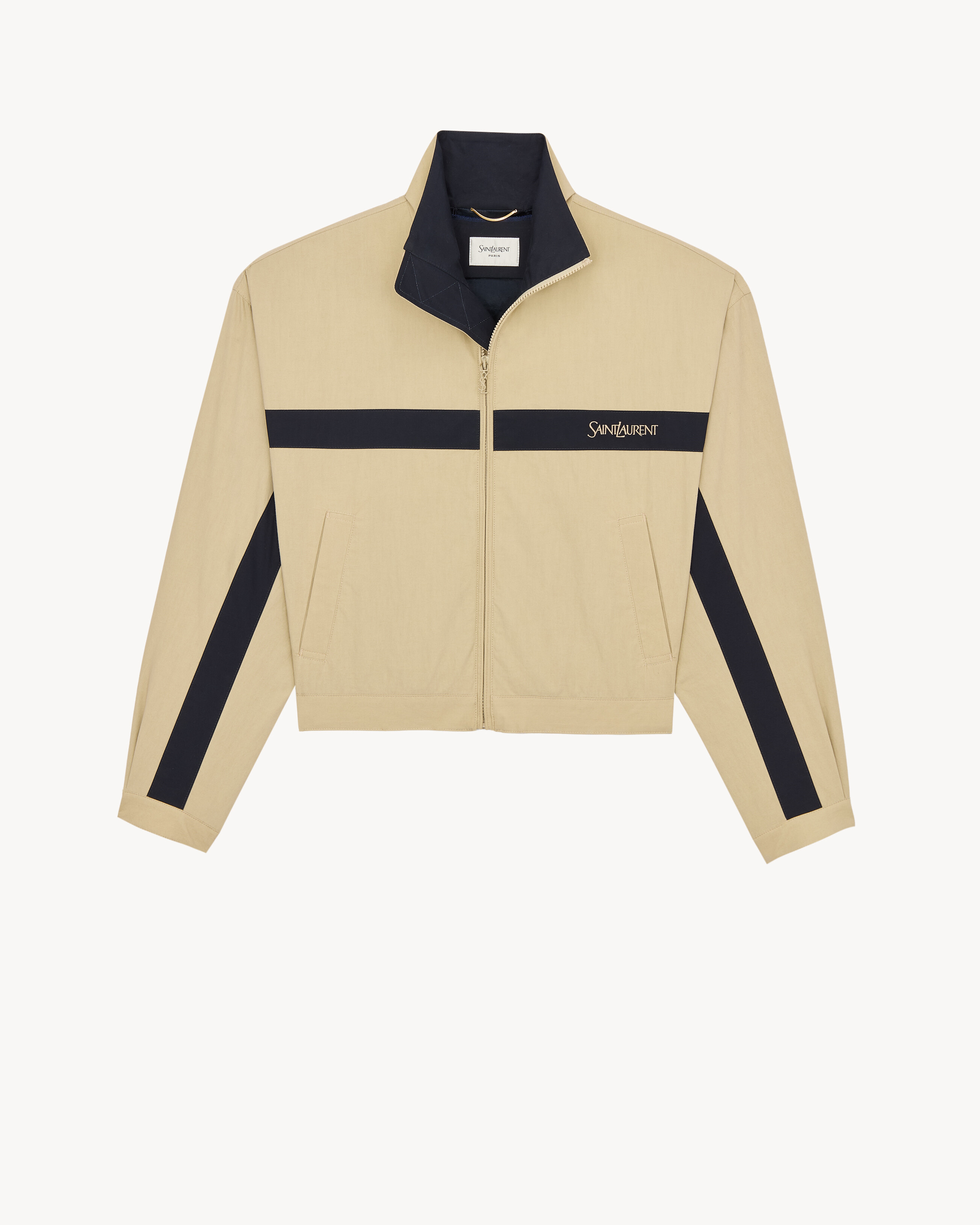 SAINT LAURENT jacket in cotton canvas