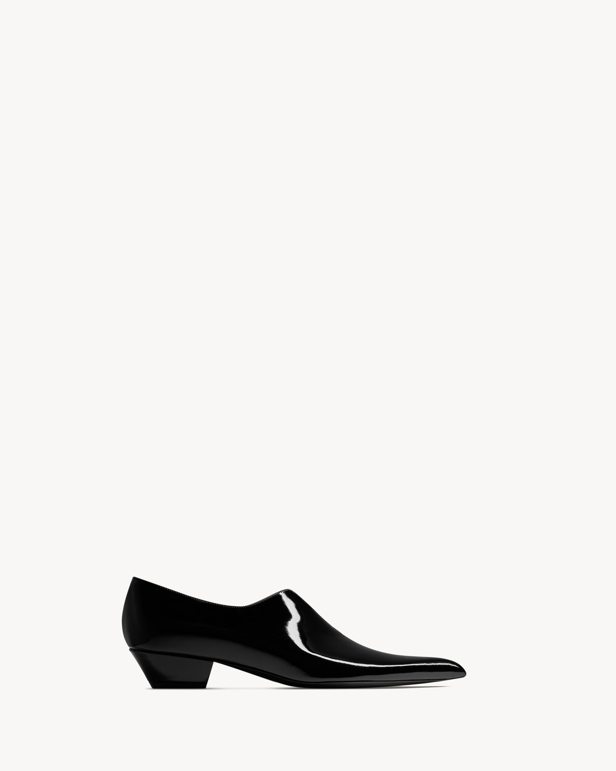 GASPAR evening shoes in patent leather in Black | Saint Laurent