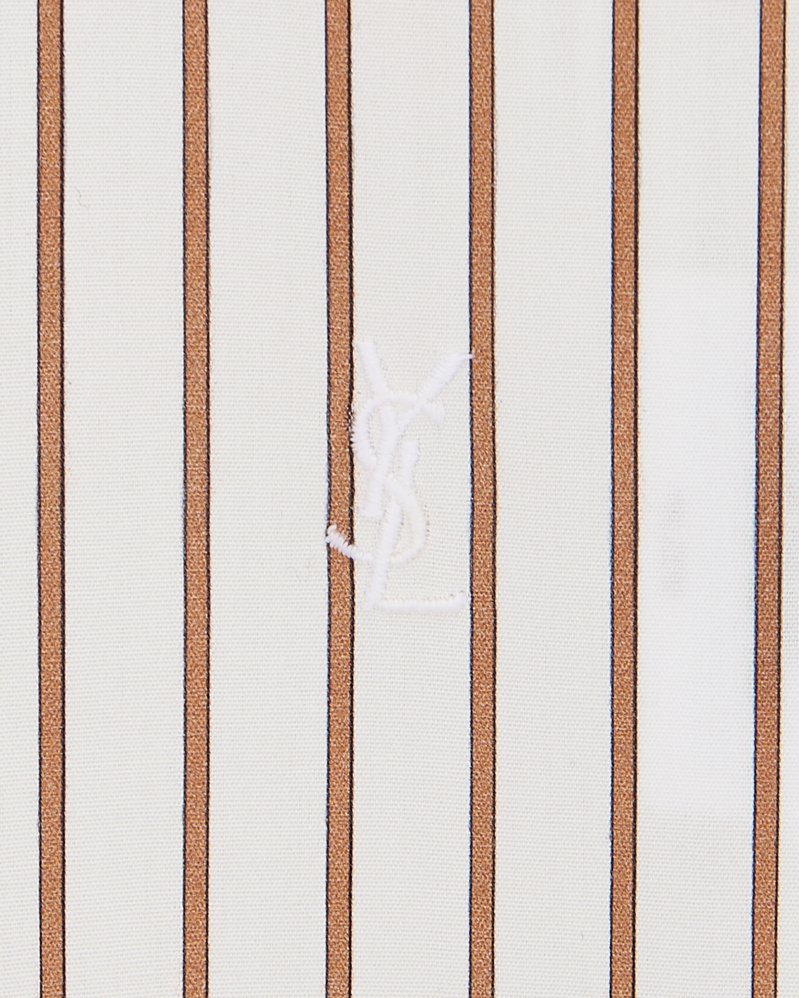 CASSANDRE shirt in striped cotton poplin