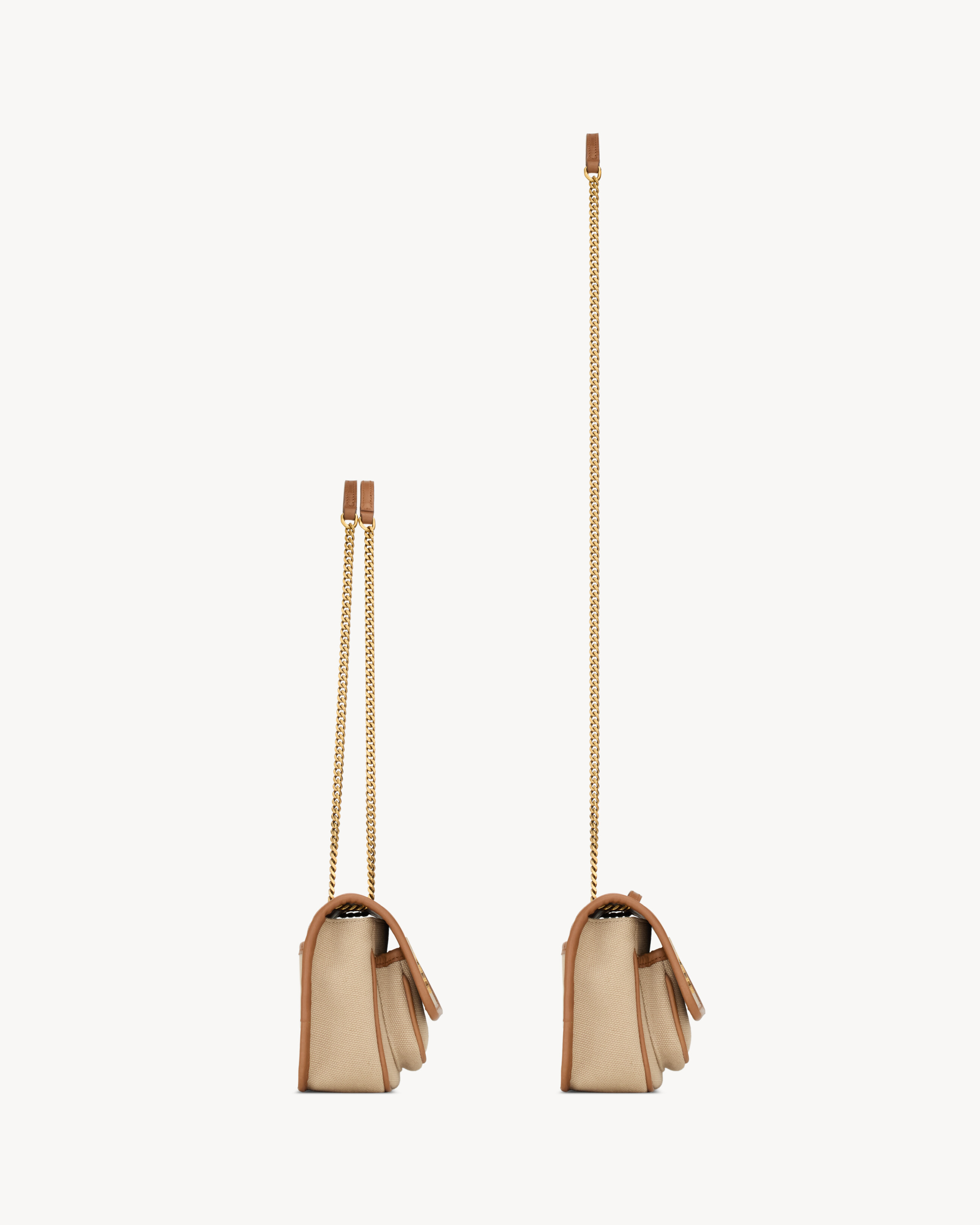 캔버스 및 가죽 소재 NIKI 미니 백