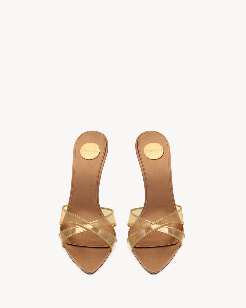 KIRAT sandales en TPU et crêpe satin