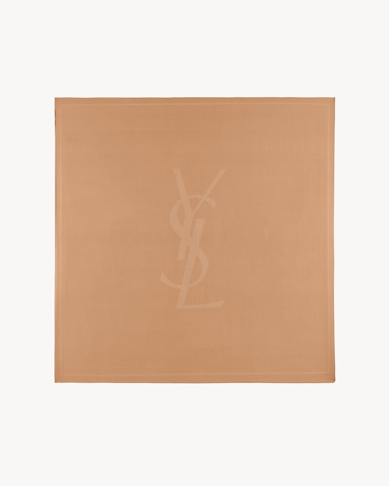 sciarpa quadrata CASSANDRE in charmeuse di seta