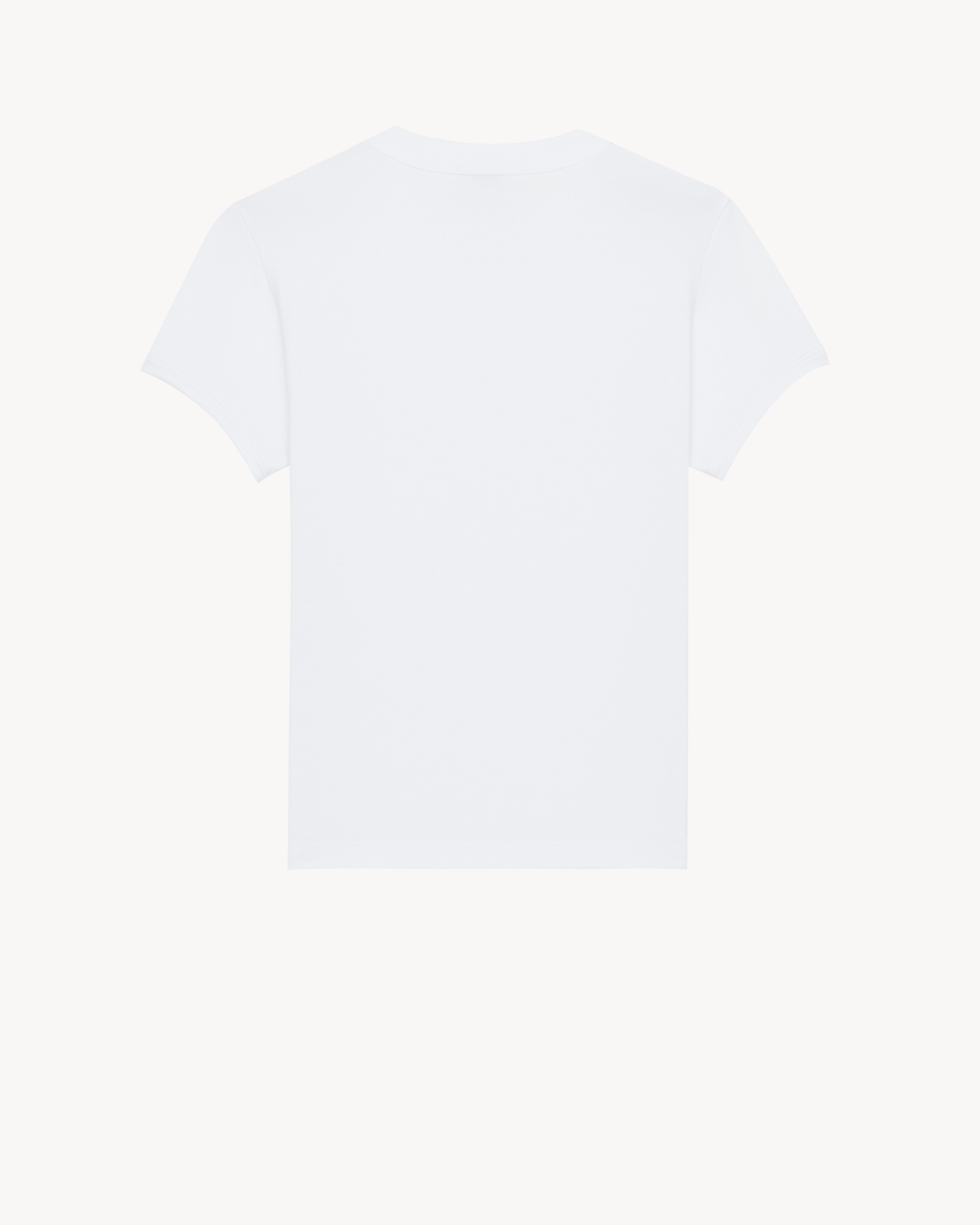 CASSANDRE T-shirt in ribbed cotton jersey