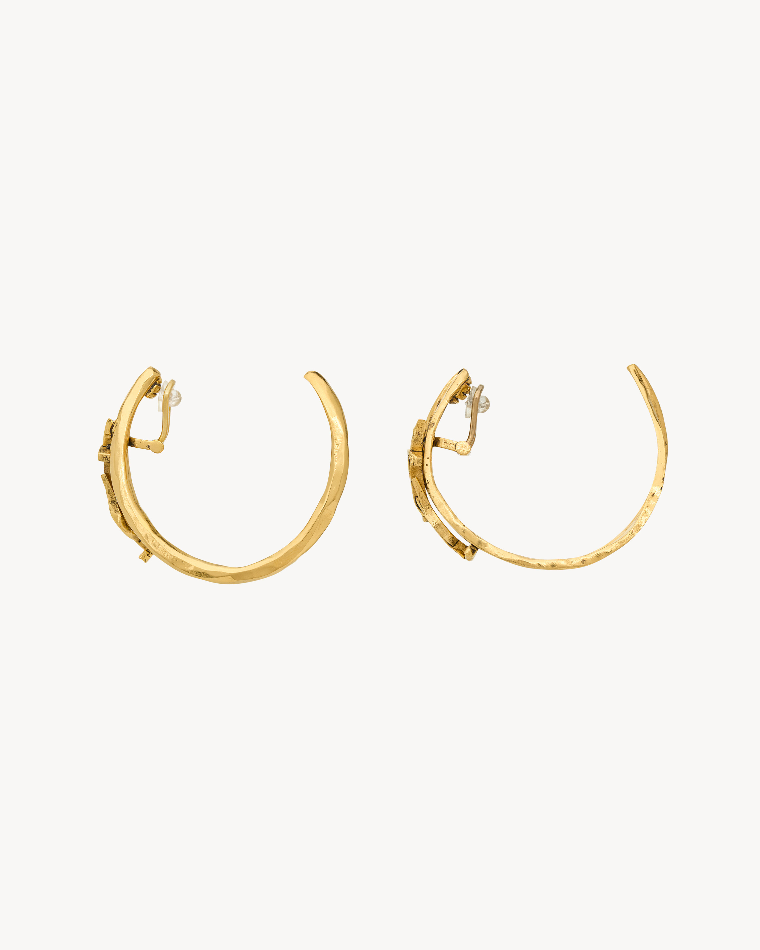 large CASSANDRE earrings in metal
