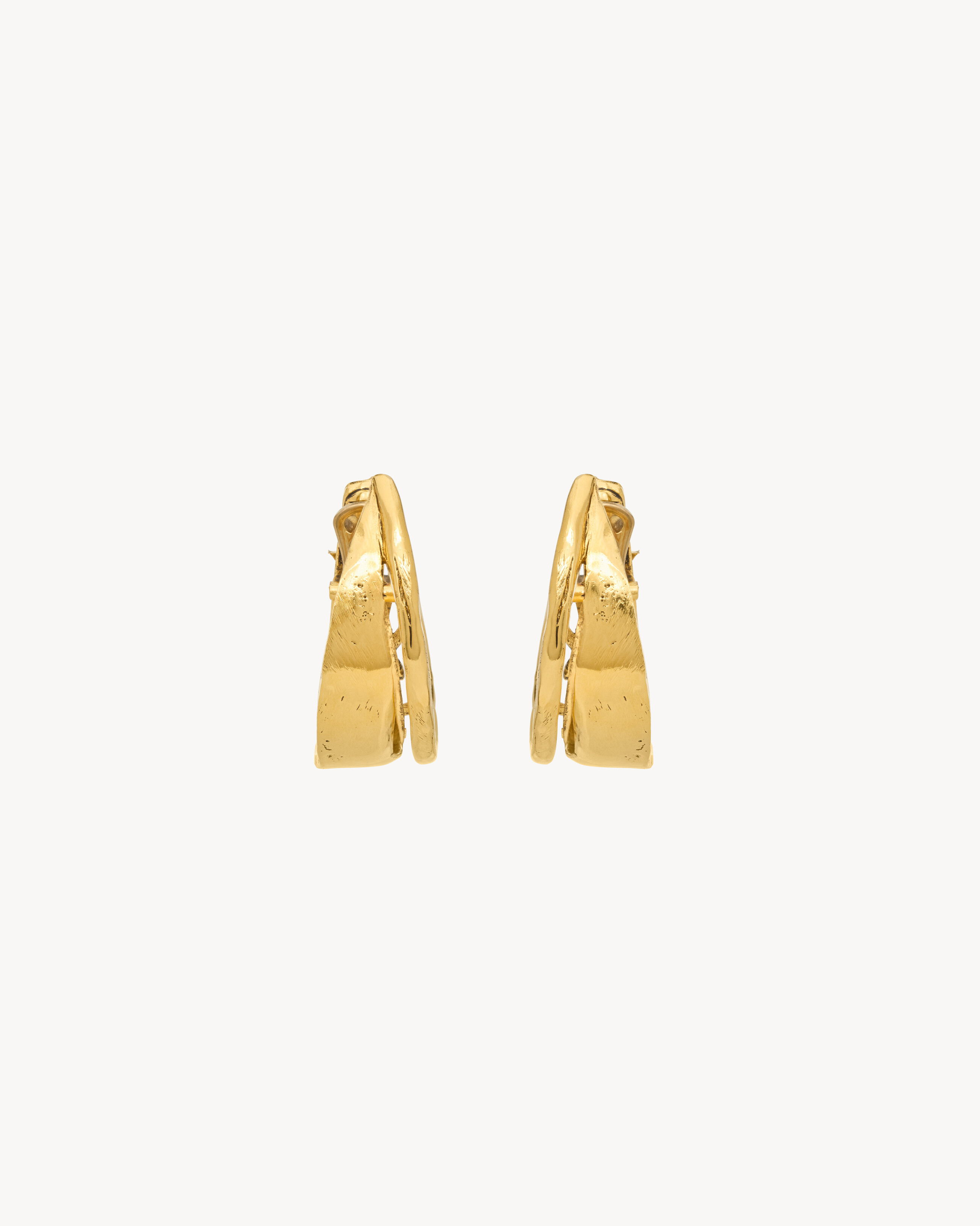 large CASSANDRE earrings in metal