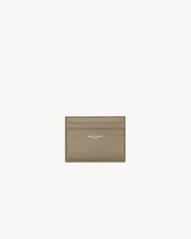 SAINT LAURENT PARIS card case in smooth leather
