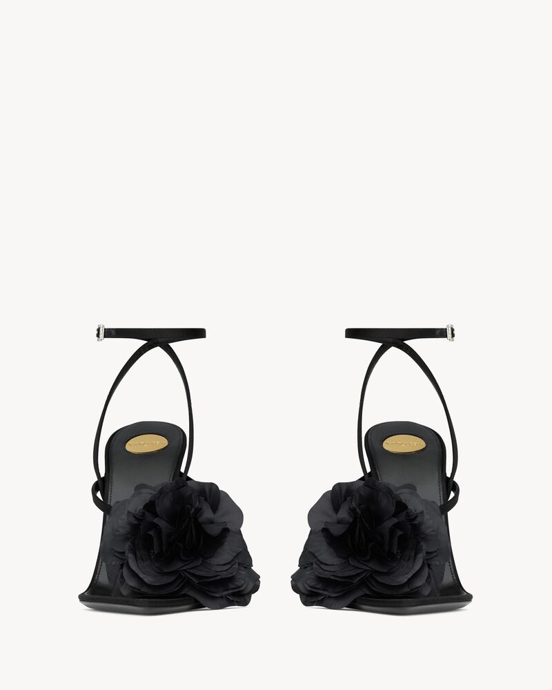 TRIANON sandals in satin crepe