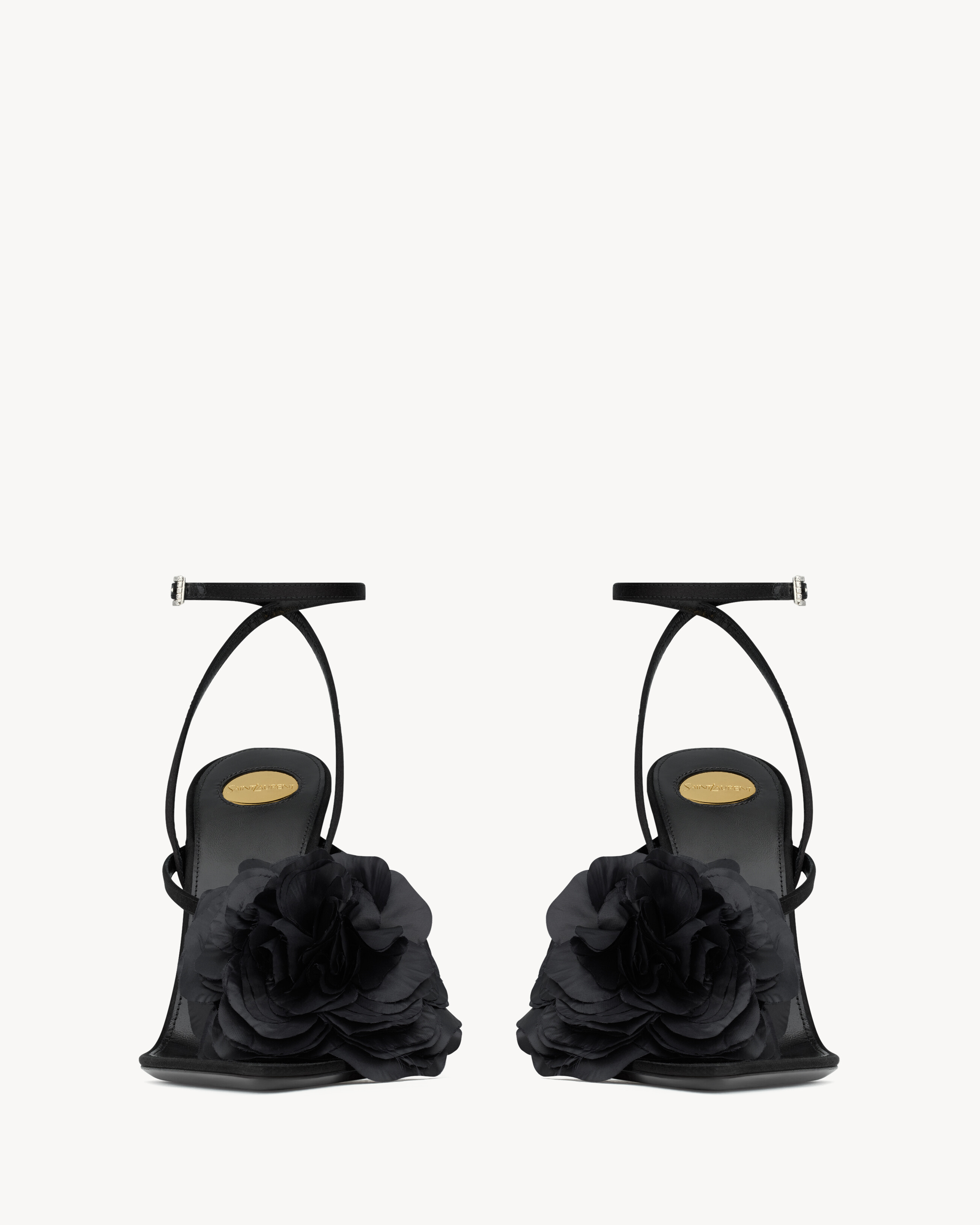 TRIANON sandals in satin crepe