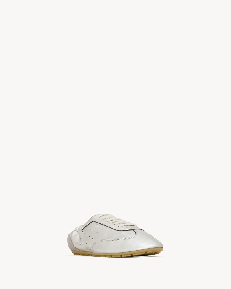 LEWIS sneakers in metallic leather and suede