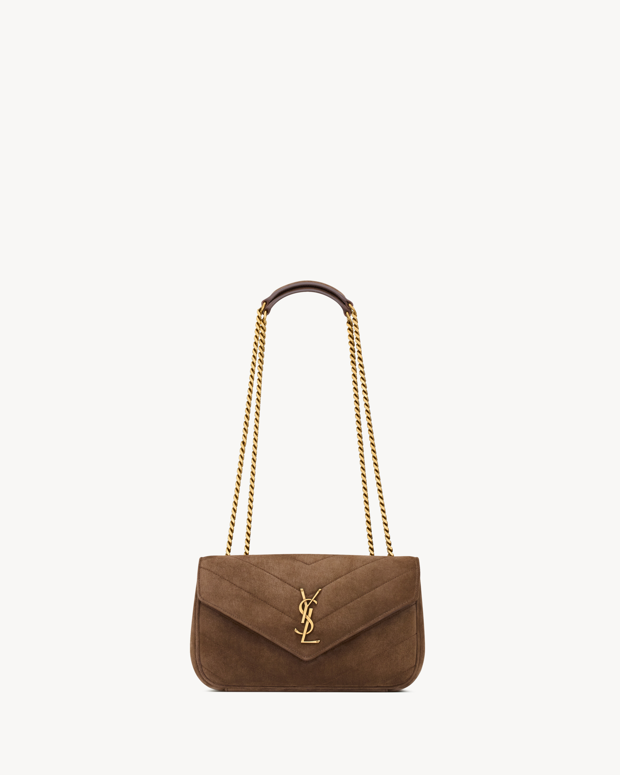 LOULOU small in MATELASSÉ suede