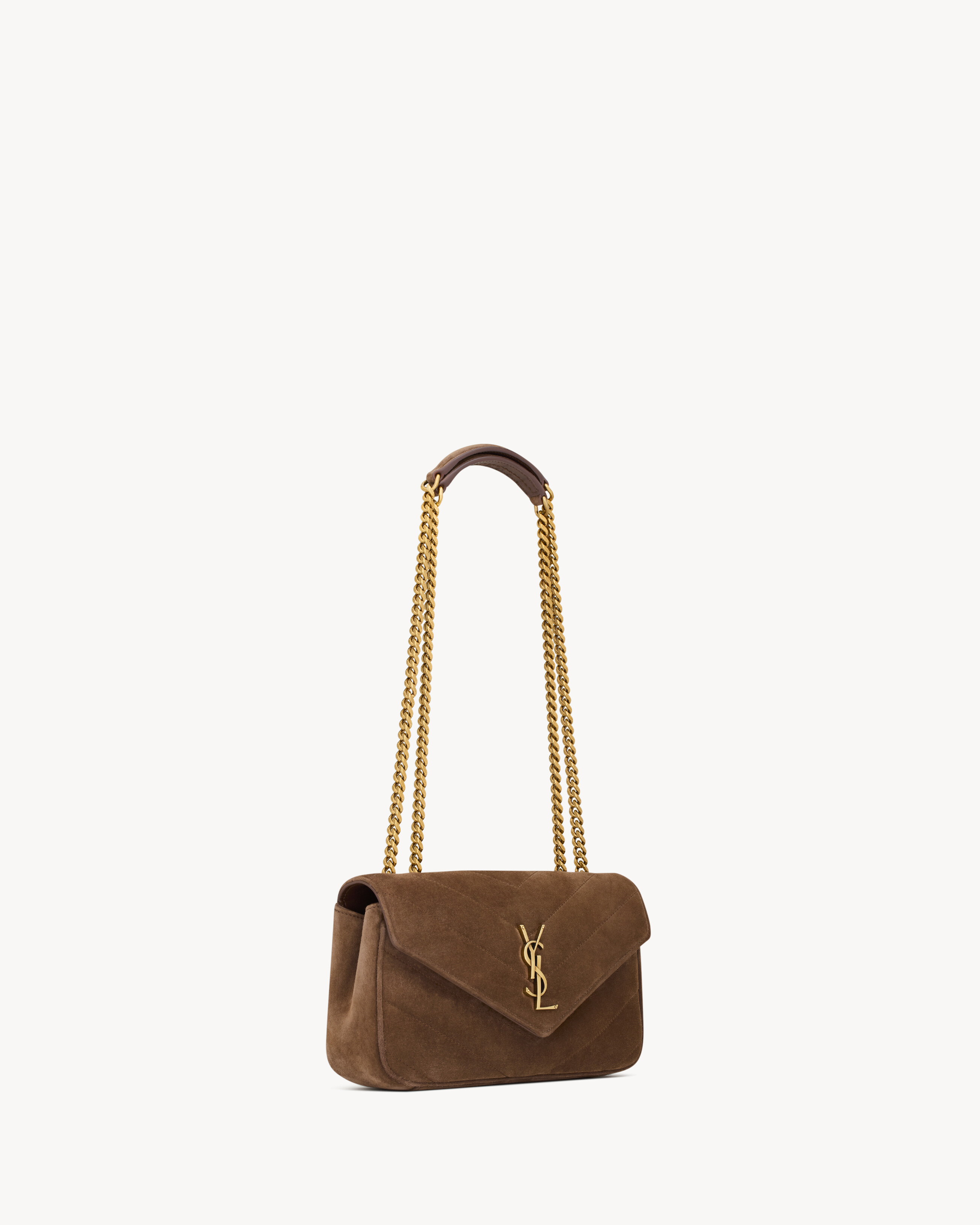 LOULOU small in MATELASSÉ suede