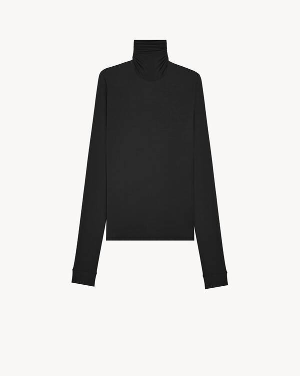 turtleneck in stretch jersey