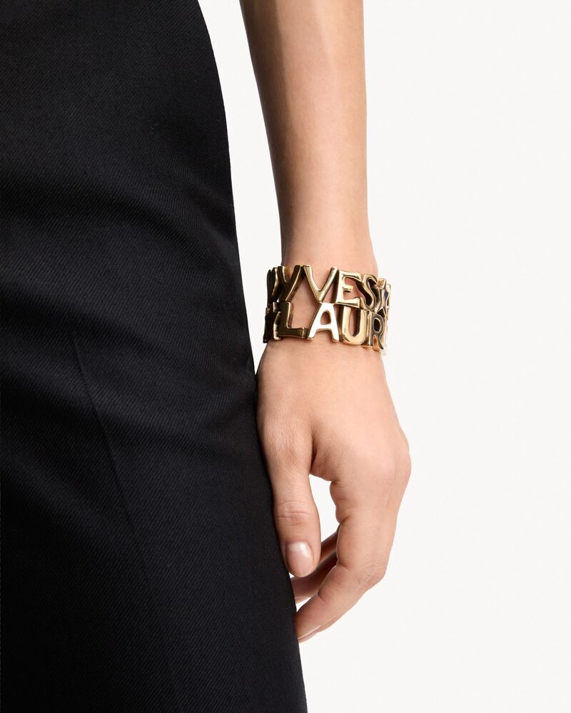 YVES SAINT LAURENT cuff in metal